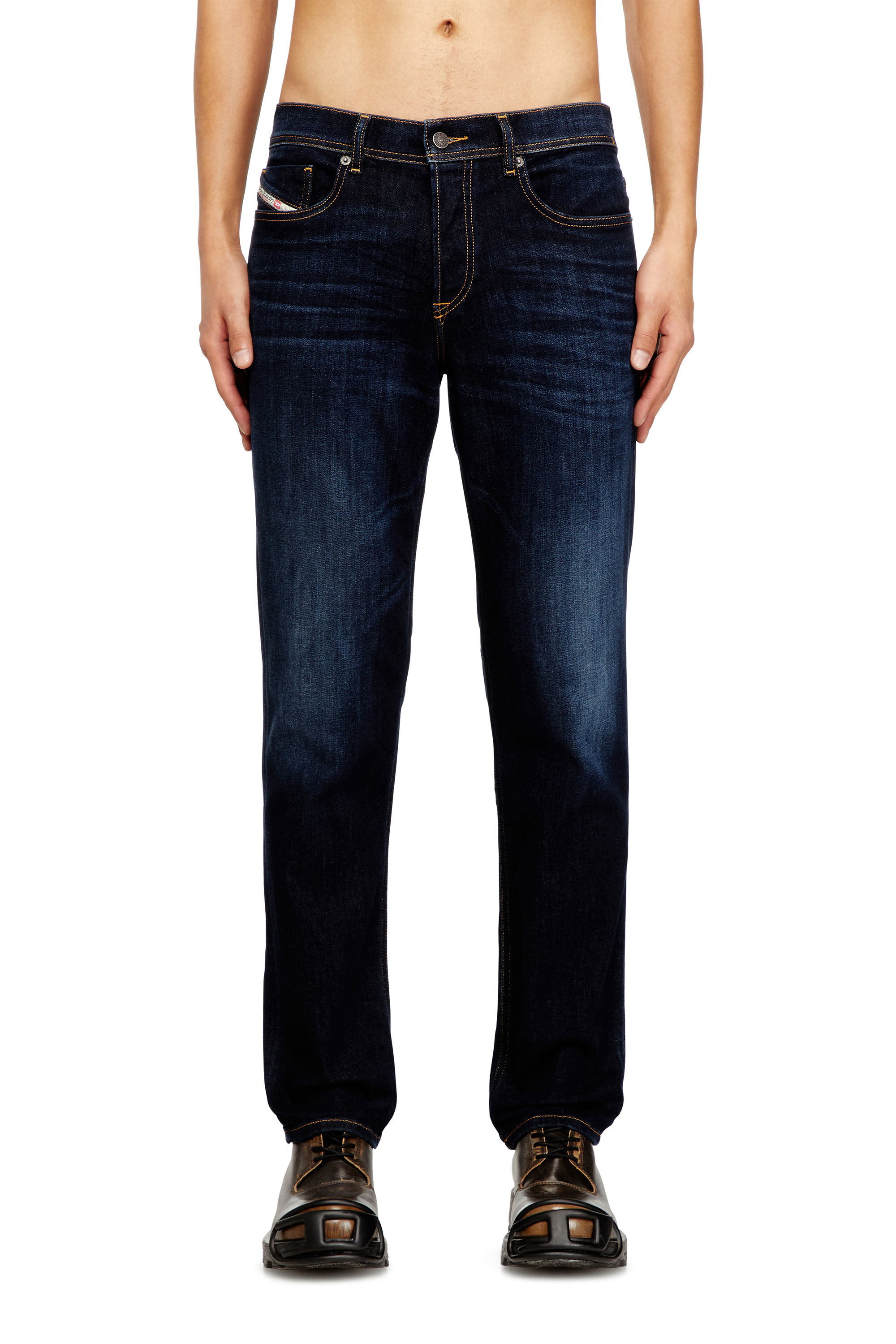 Diesel - Man's Regular Jeans 2023 D-Finitive 009ZS, Dark Blue - 3