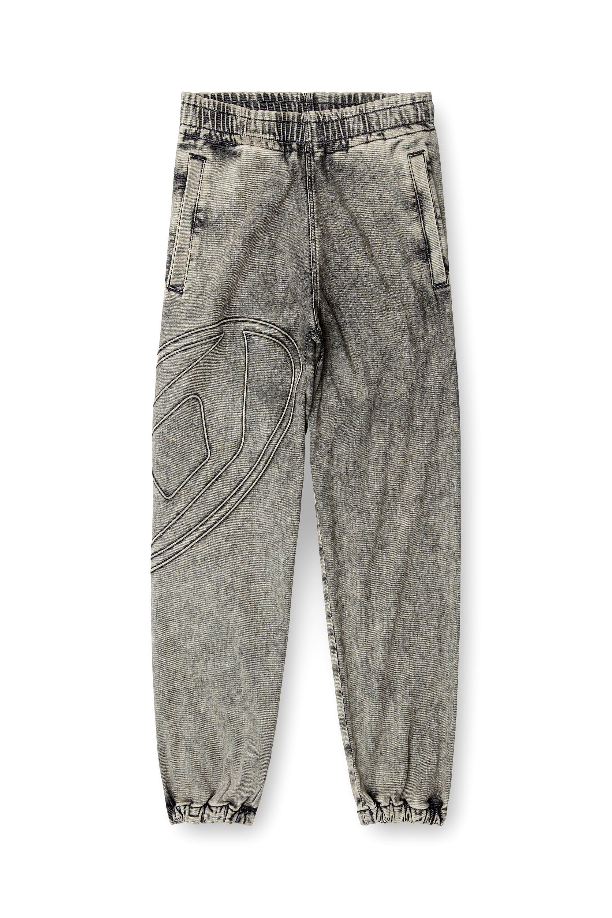 Diesel - Unisex's Slim D-Pint Track Denim 0ABDA, Black/Dark grey - 2