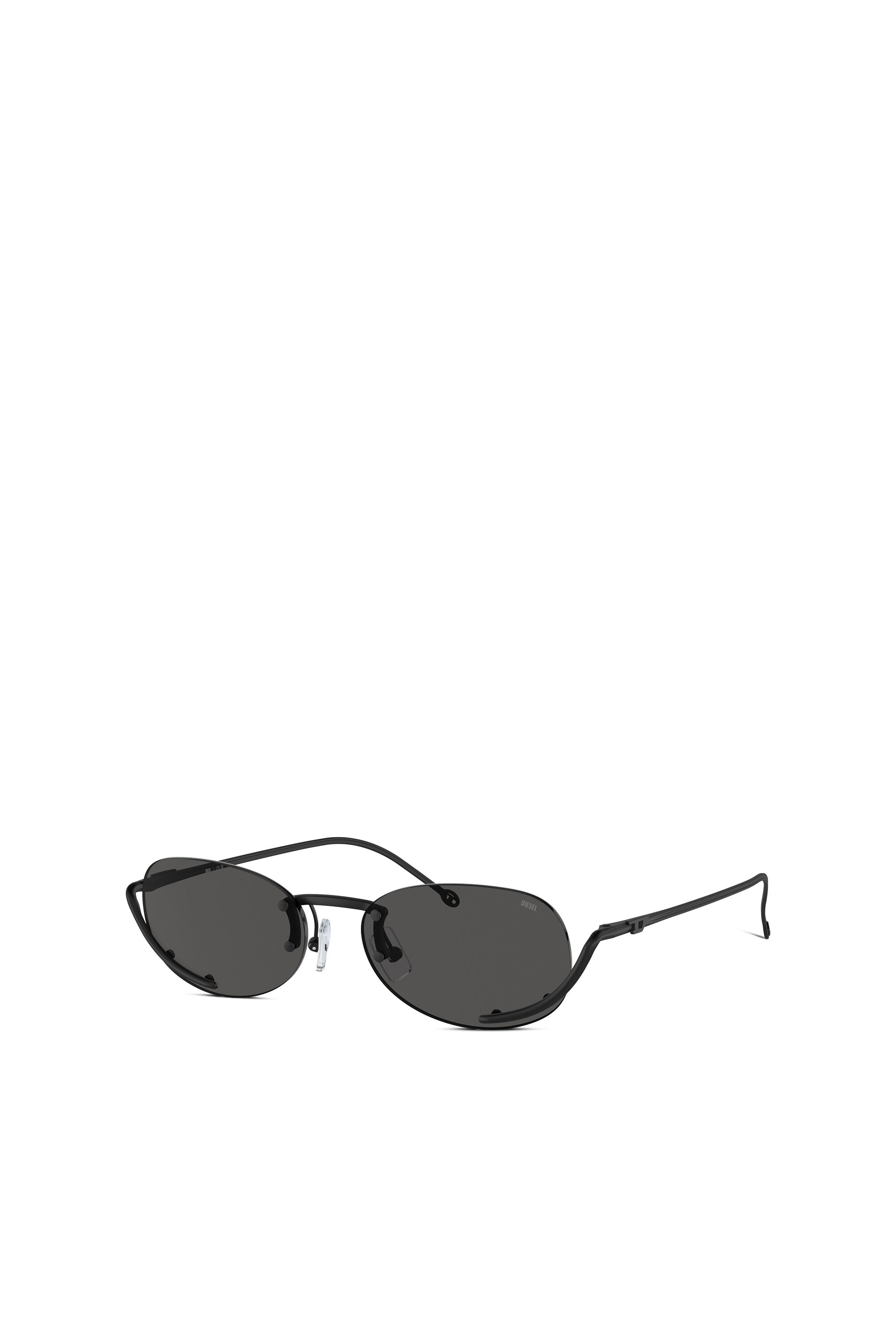 Diesel - 0DL1004, Unisex's Oval sunglasses in Black - 5