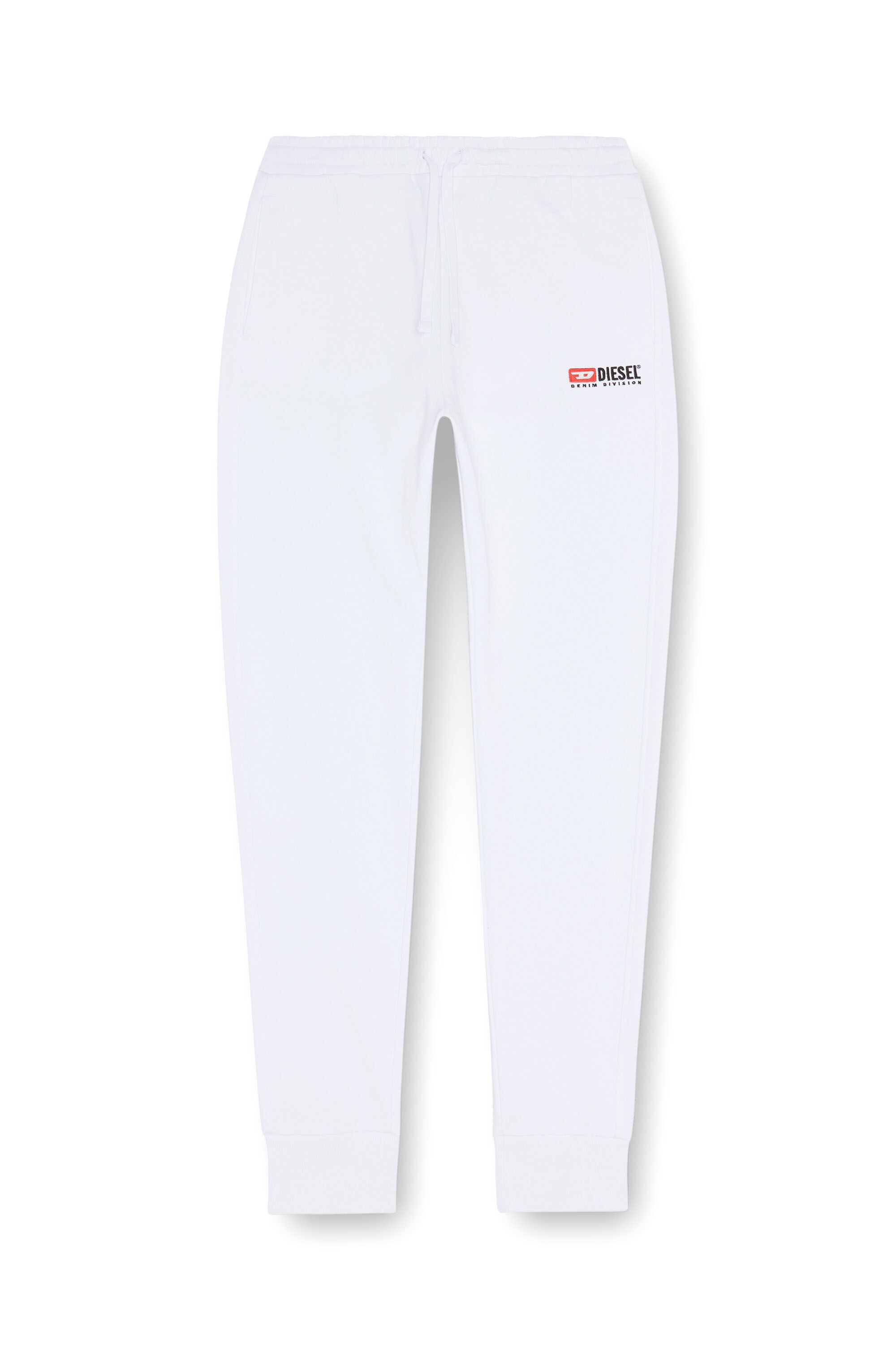 Diesel - P-TARY-DIV, Man's Track pants with embroidered logo in White - 2