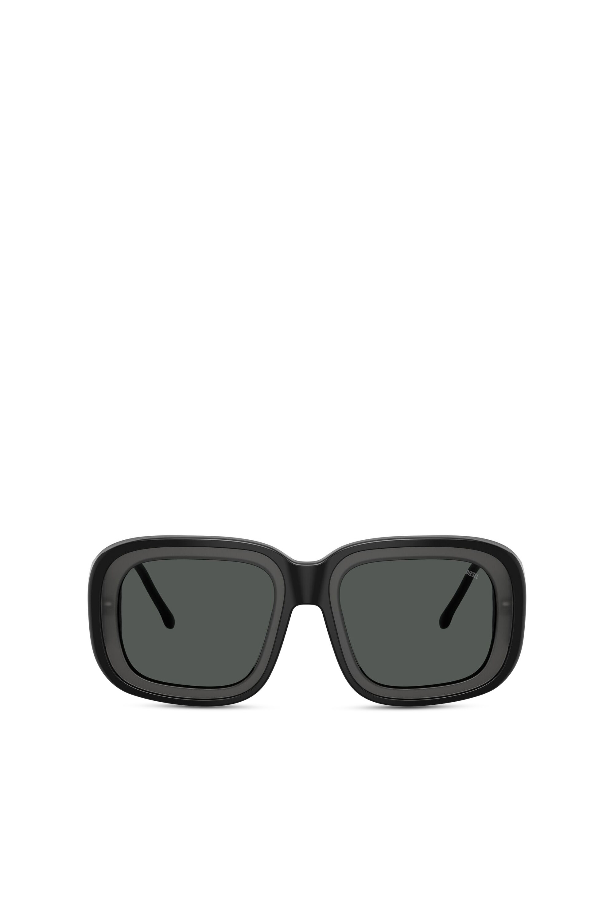Diesel - 0DL2015U, Unisex's Square sunglasses in Black - 1