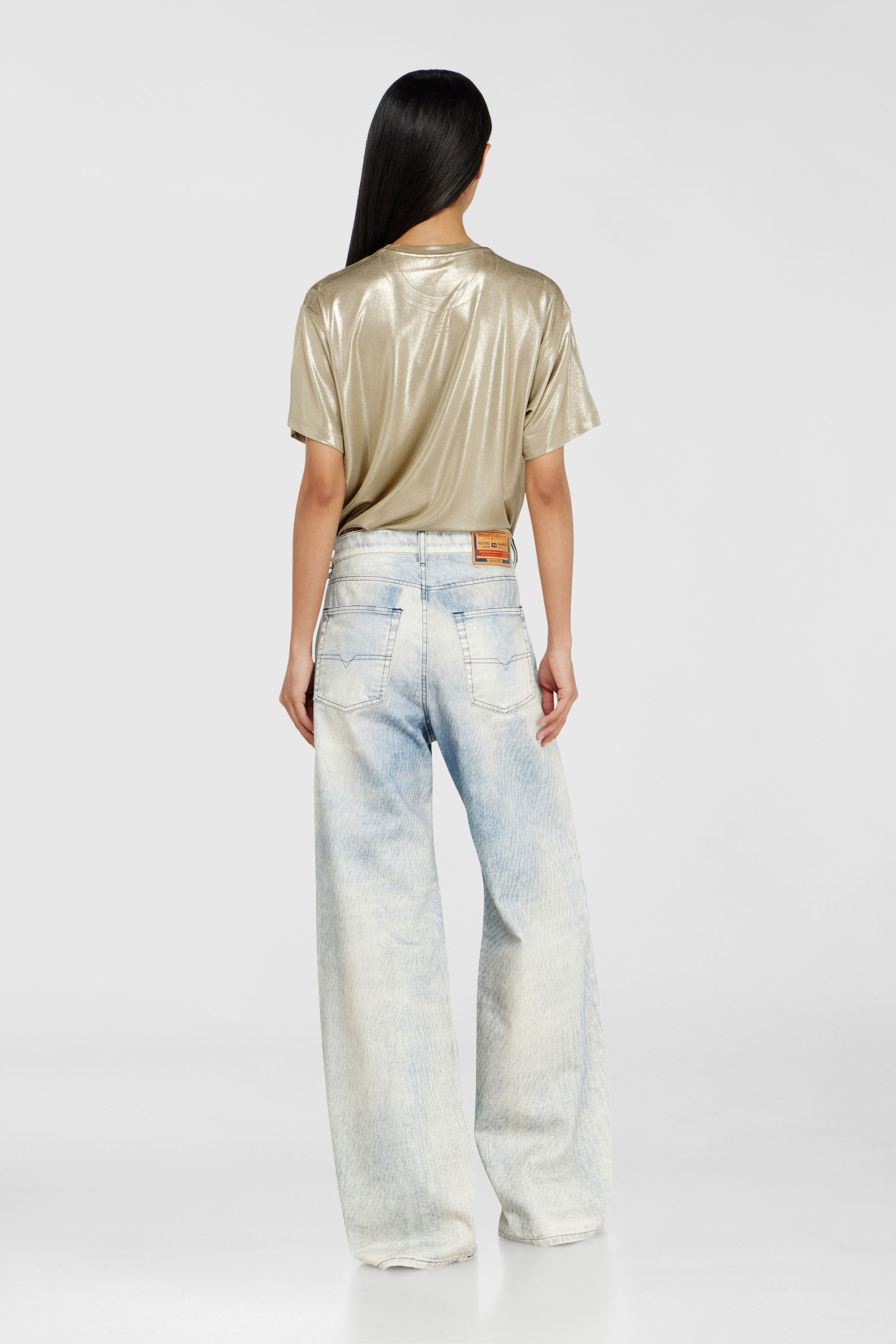 Diesel - Woman's Relaxed Jeans 1996 D-Sire 09R69, Light Blue - 3