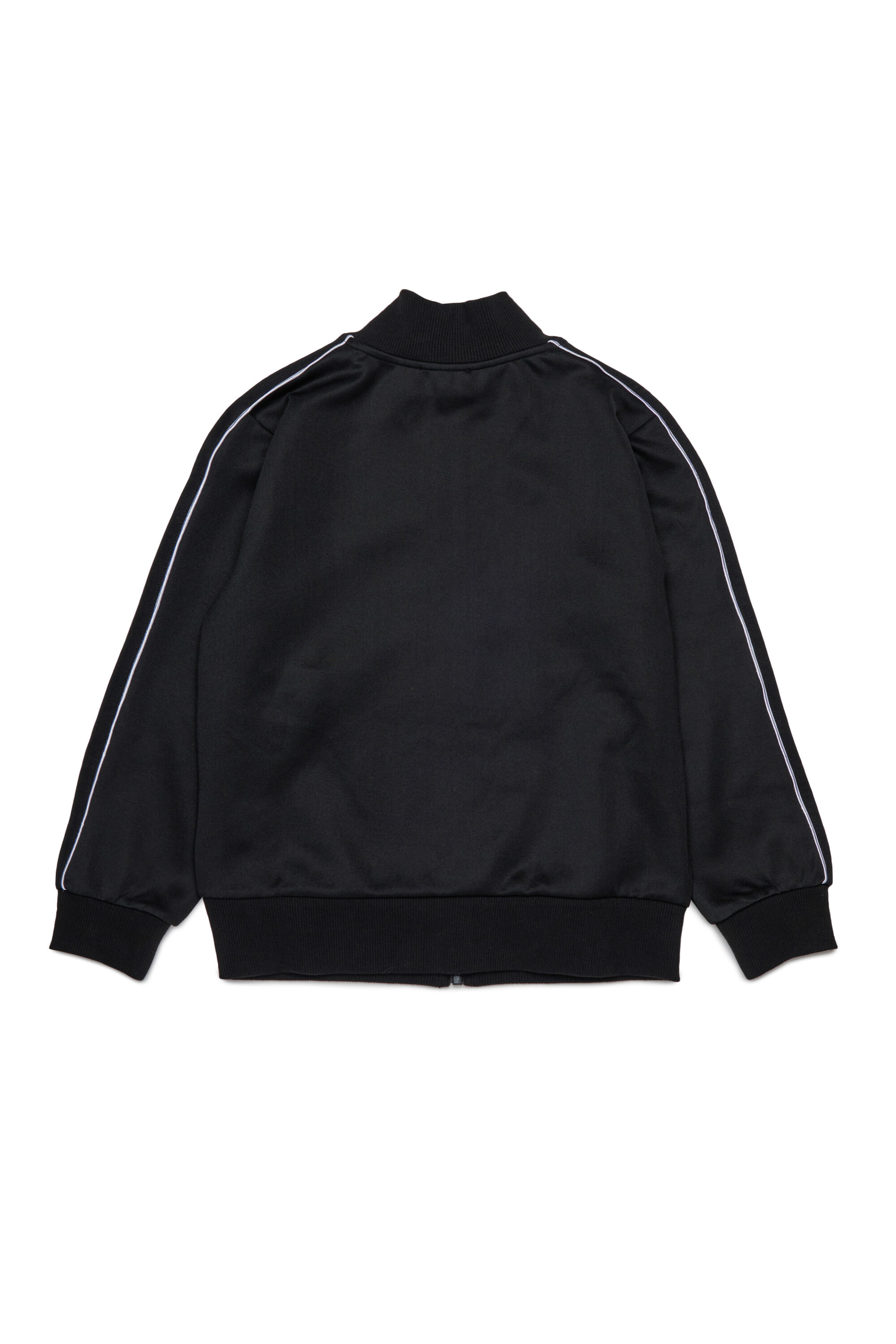 Diesel - SLOCKD, Man's Zip-up sweatshirt in Black - 2