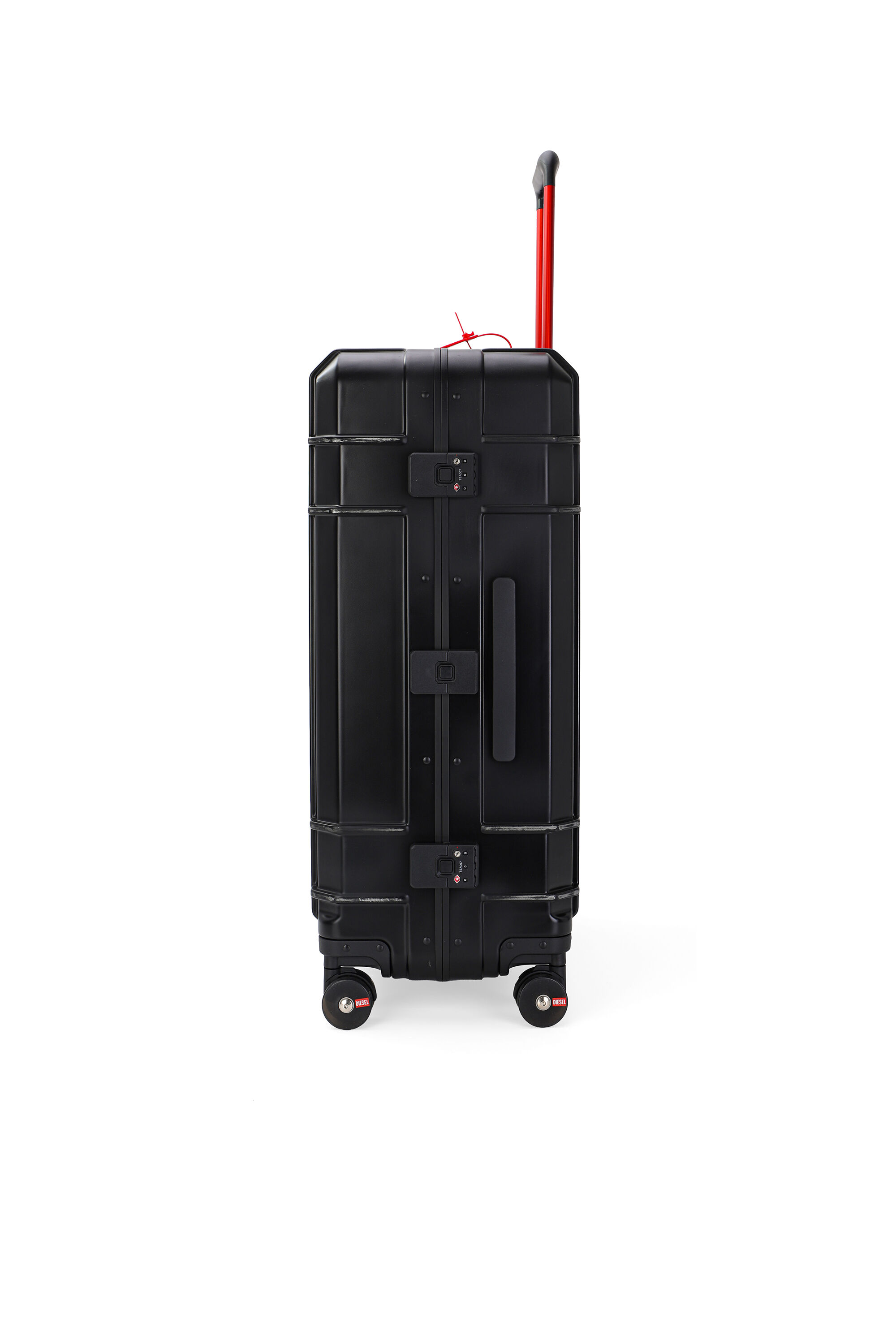 Diesel - DIESEL PC STRONG IMAGE TROLLEY- DSL003, Unisex's Rugged carry‑on suitcase 28" in Black - 3