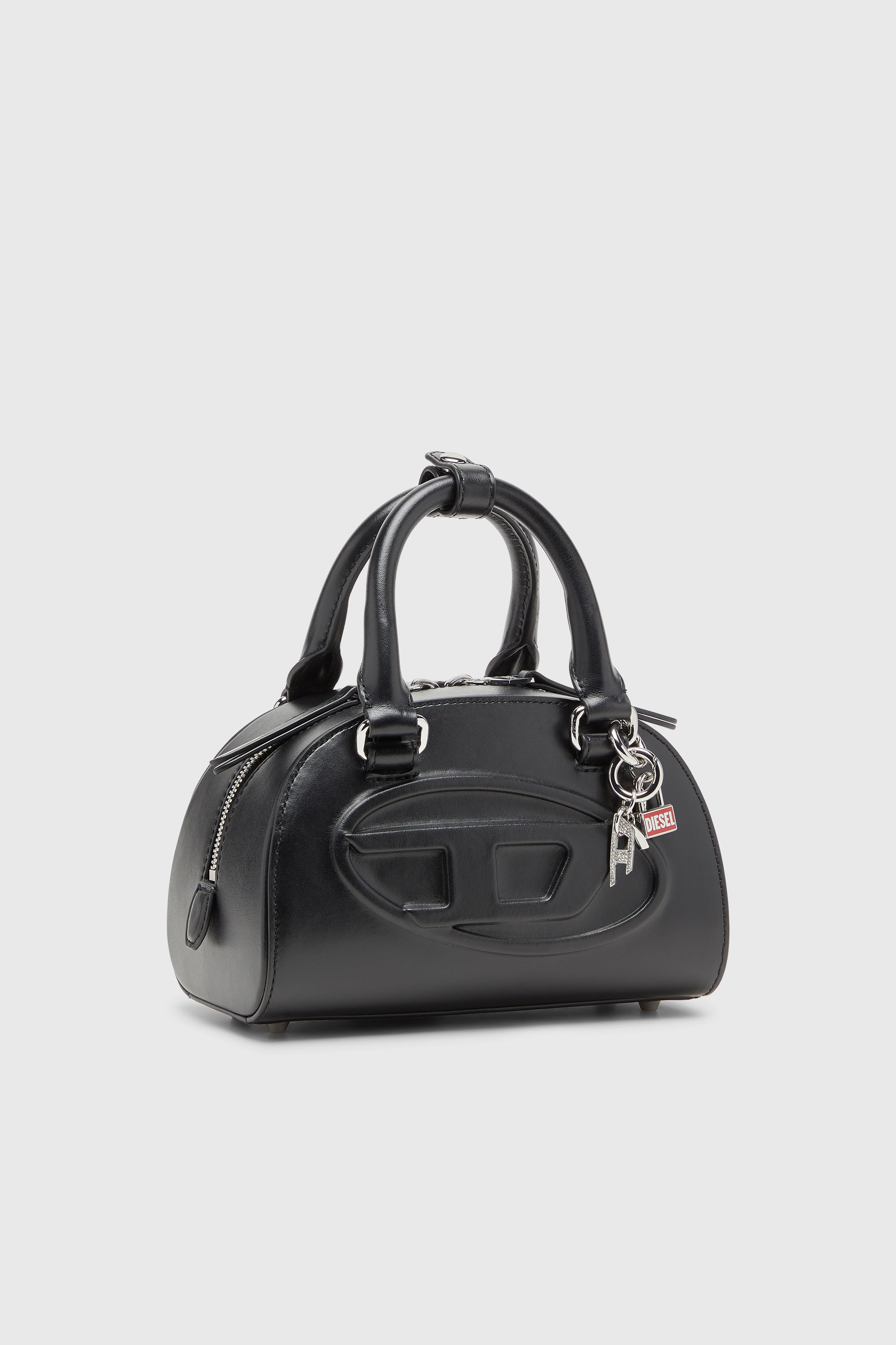 Diesel - CHARM-D, Unisex's Charm with rhinestone D charm in Silver - 3