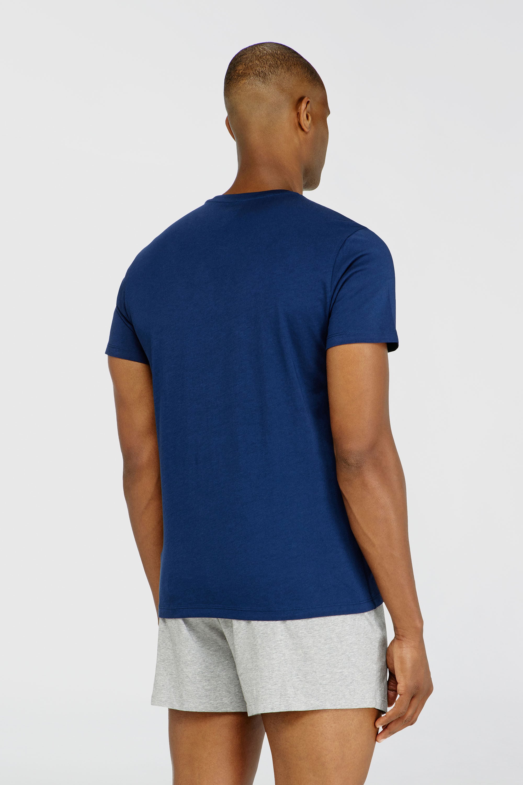 Diesel - RANDAL-D-CORE-3PACK, Man's Set of 3 cotton T-shirts in White/Blue - 4