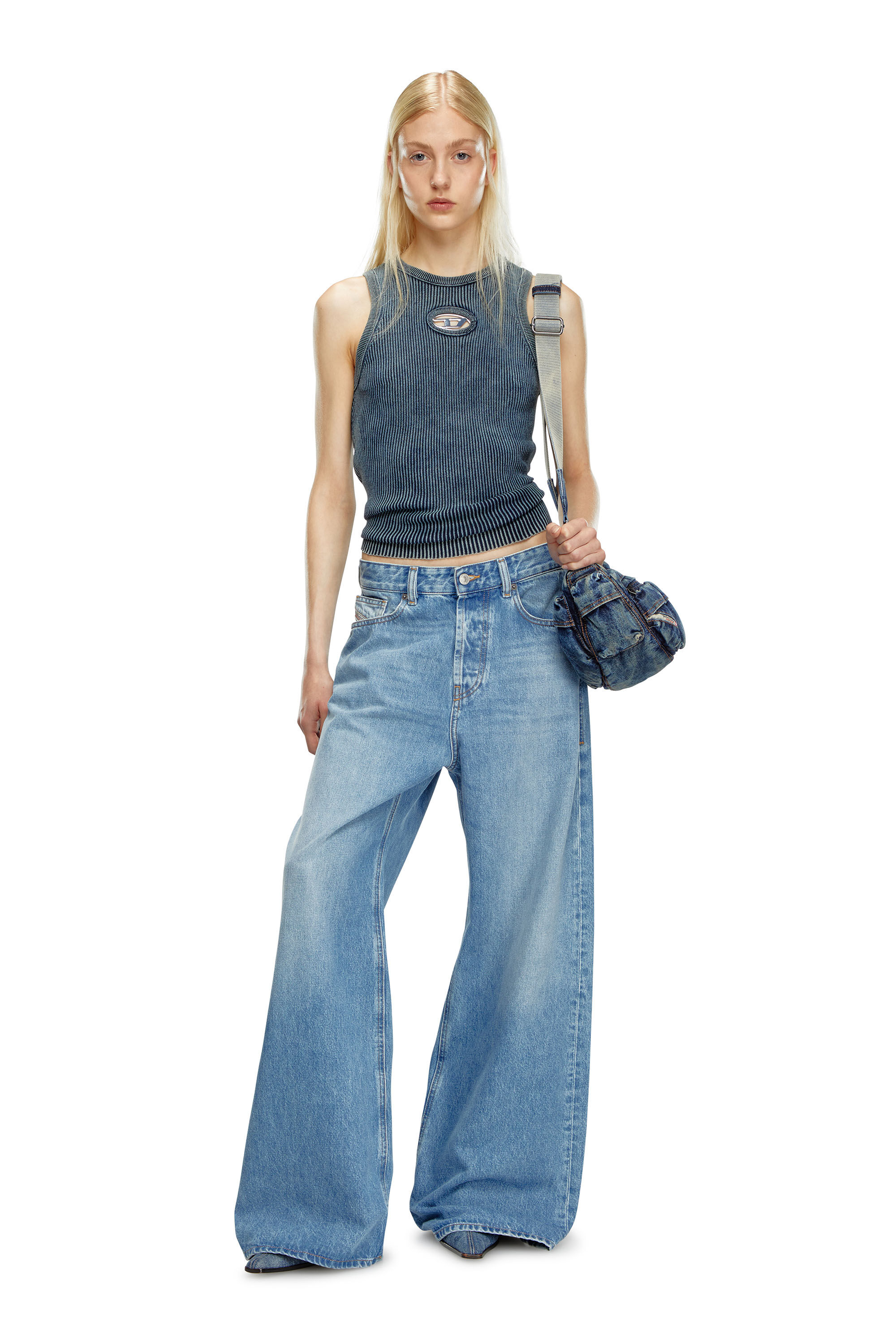 DIESEL ♪ Relaxed Jeans 1996 D-Sire 09j87 デニム A0692509 Women's Relaxed Jeans | Black/Dark grey | Diesel 1996 D-Sire