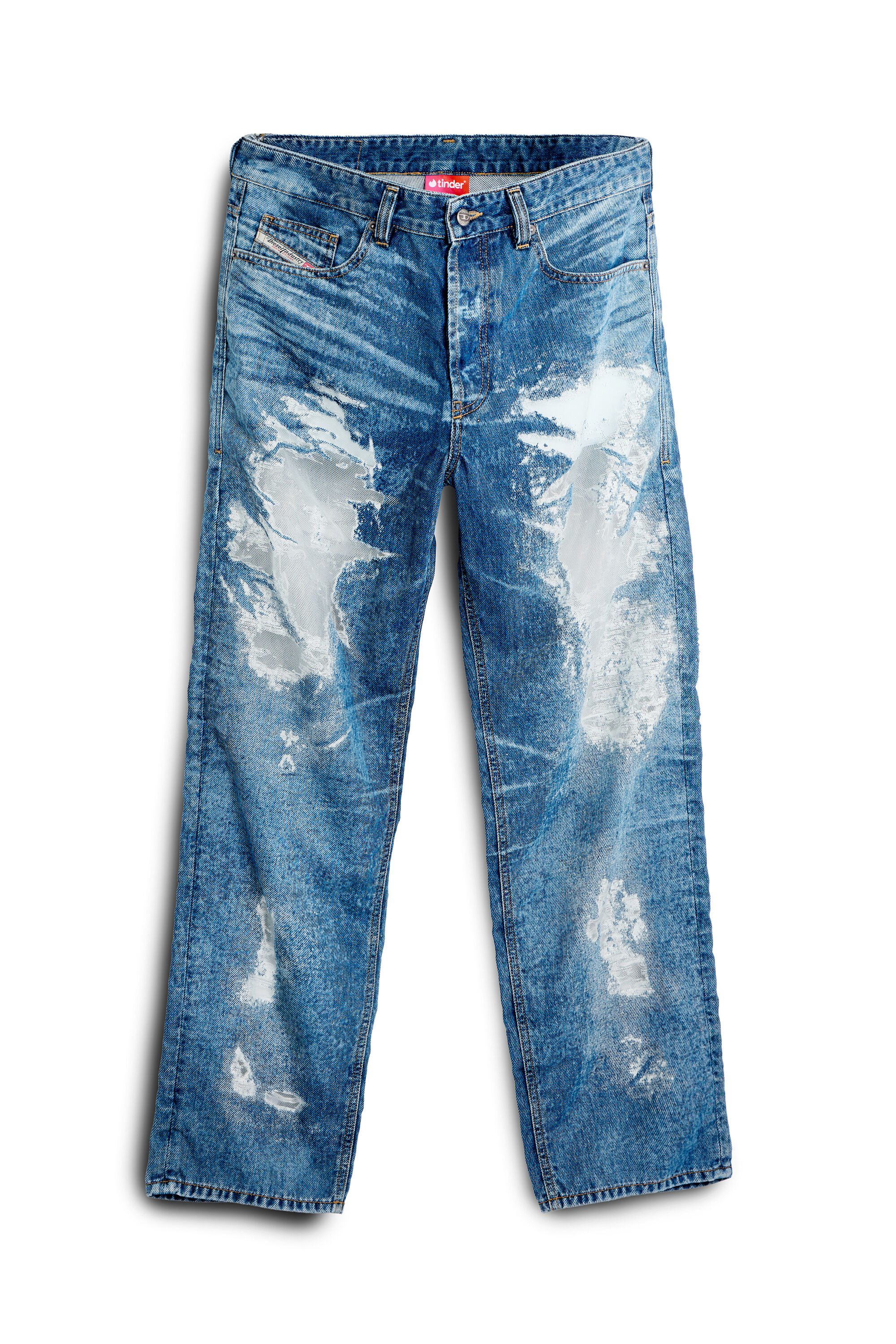 Diesel - Man's Regular Jeans 2024 D-Macs 068ZH, Medium blue - 4