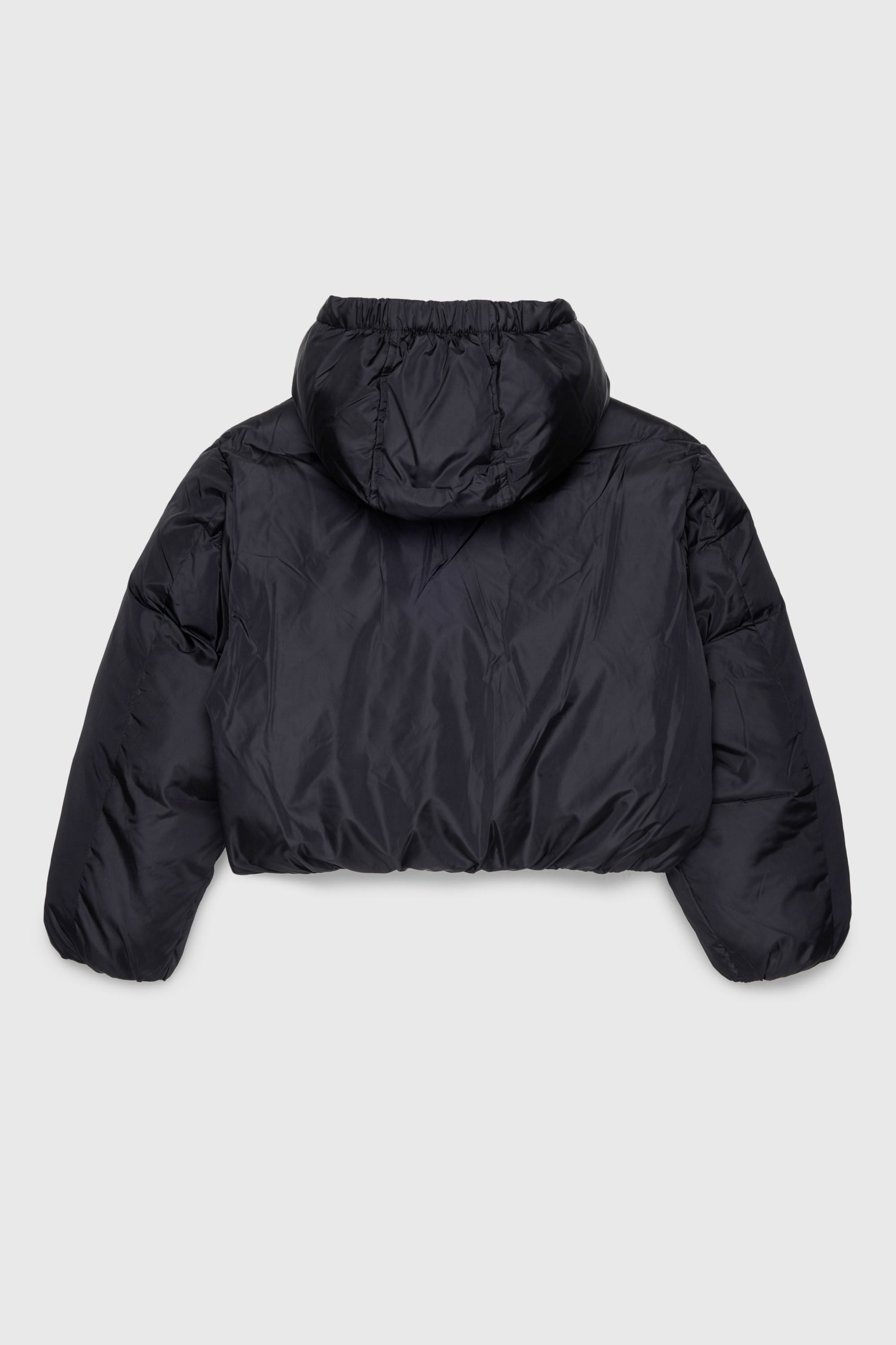 Diesel - JELKYM, Woman's Hooded puffer jacket in Black - 2