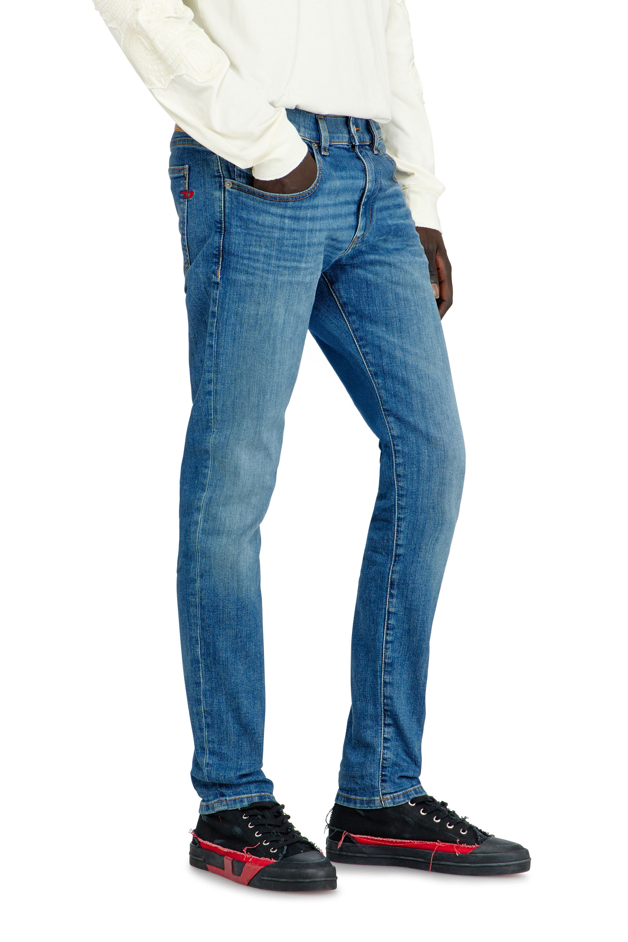 Diesel - Man's Slim Jeans 2019 D-Strukt 0KIAL, Light Blue - 7