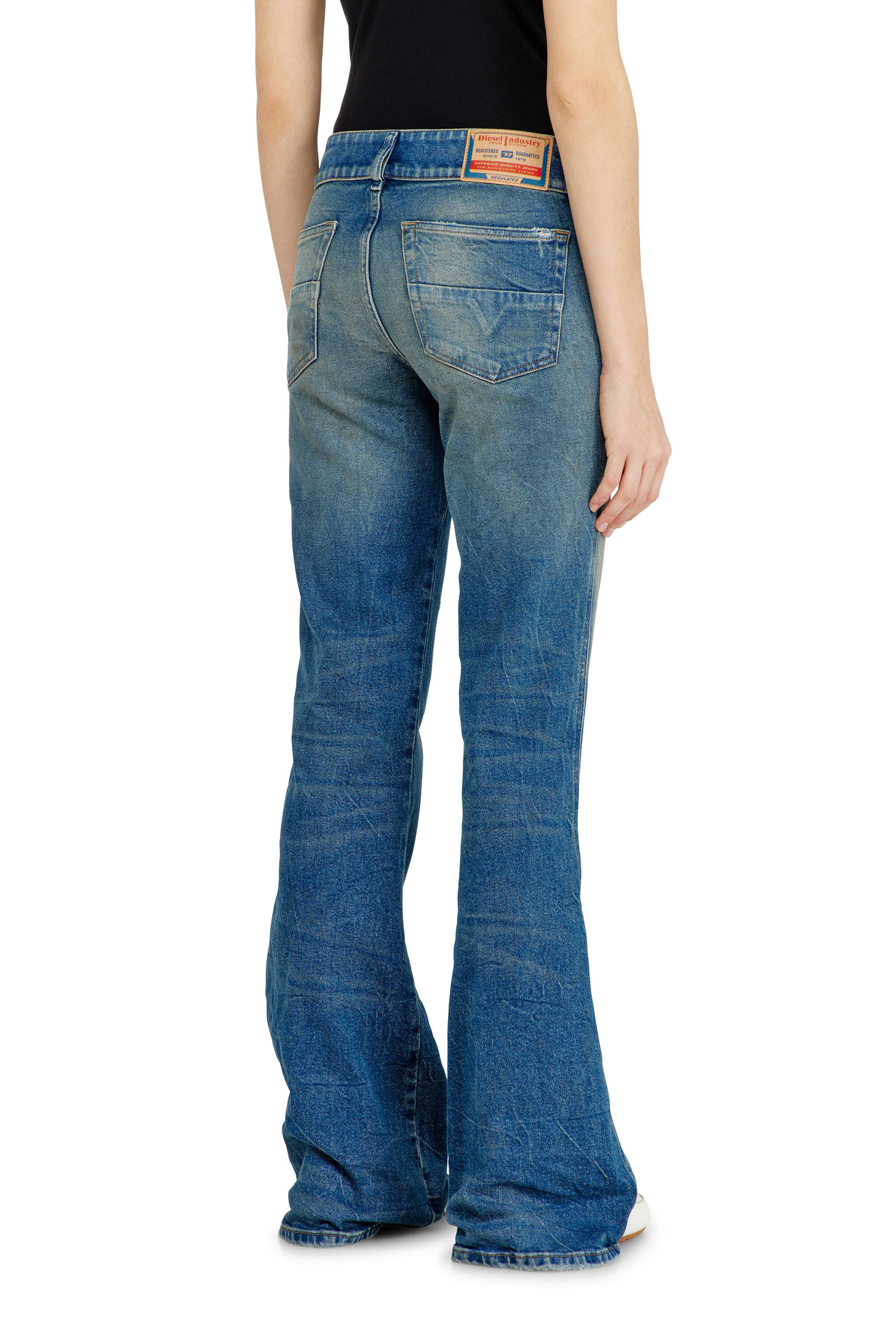 Diesel - Woman's Bootcut Jeans D-Hush 09N40, Medium blue - 5