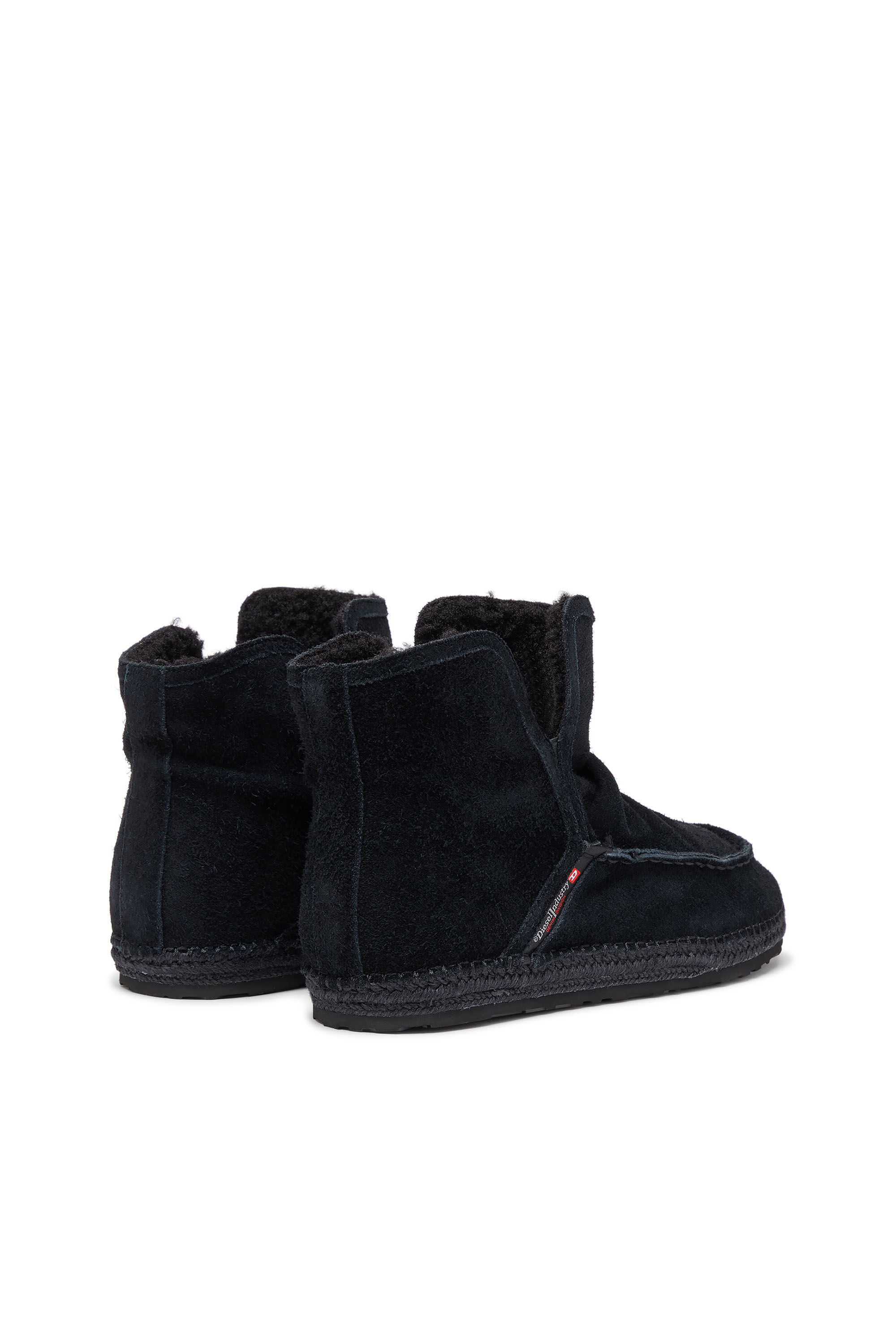 Diesel - D-LUKAS AKB, Man's D-Lukas - Leather ankle boots with internal lining in Black - 3