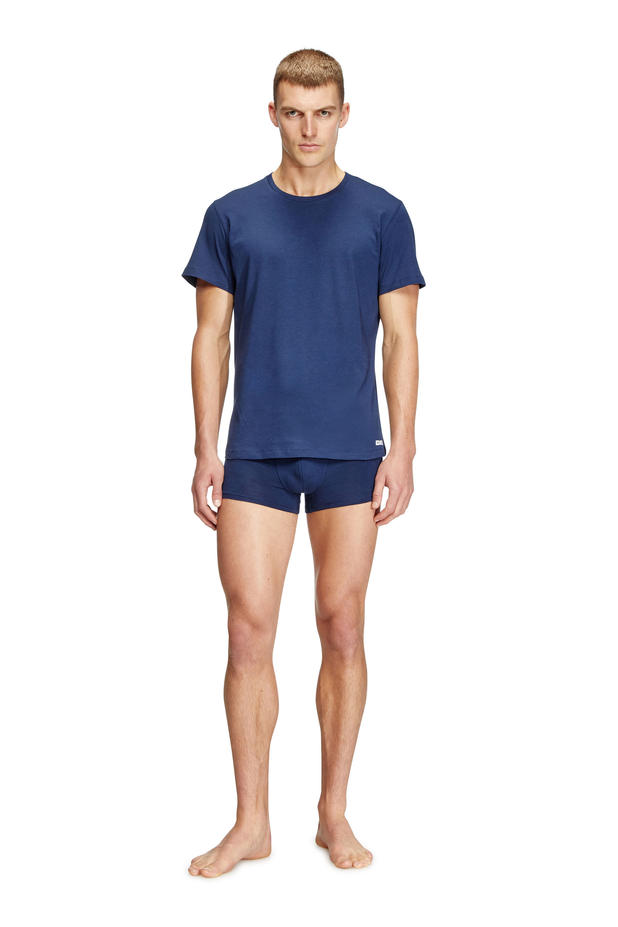 Diesel - RANDAL-D-BOX-3PACK, Man's Three-pack of T-shirts in Blue/White - 1