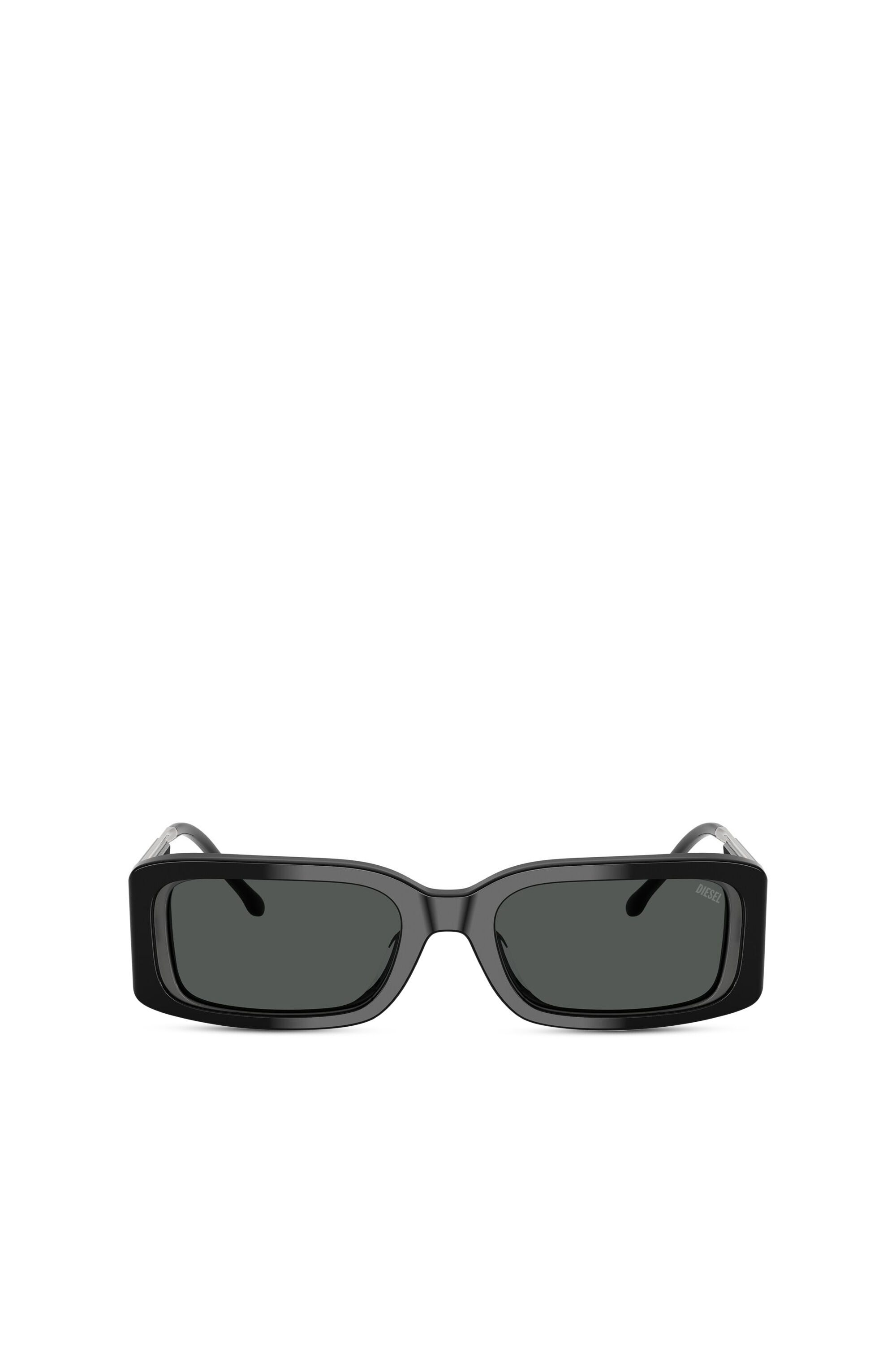 Diesel - 0DL2017U, Unisex's Rectangle sunglasses in Black - 1