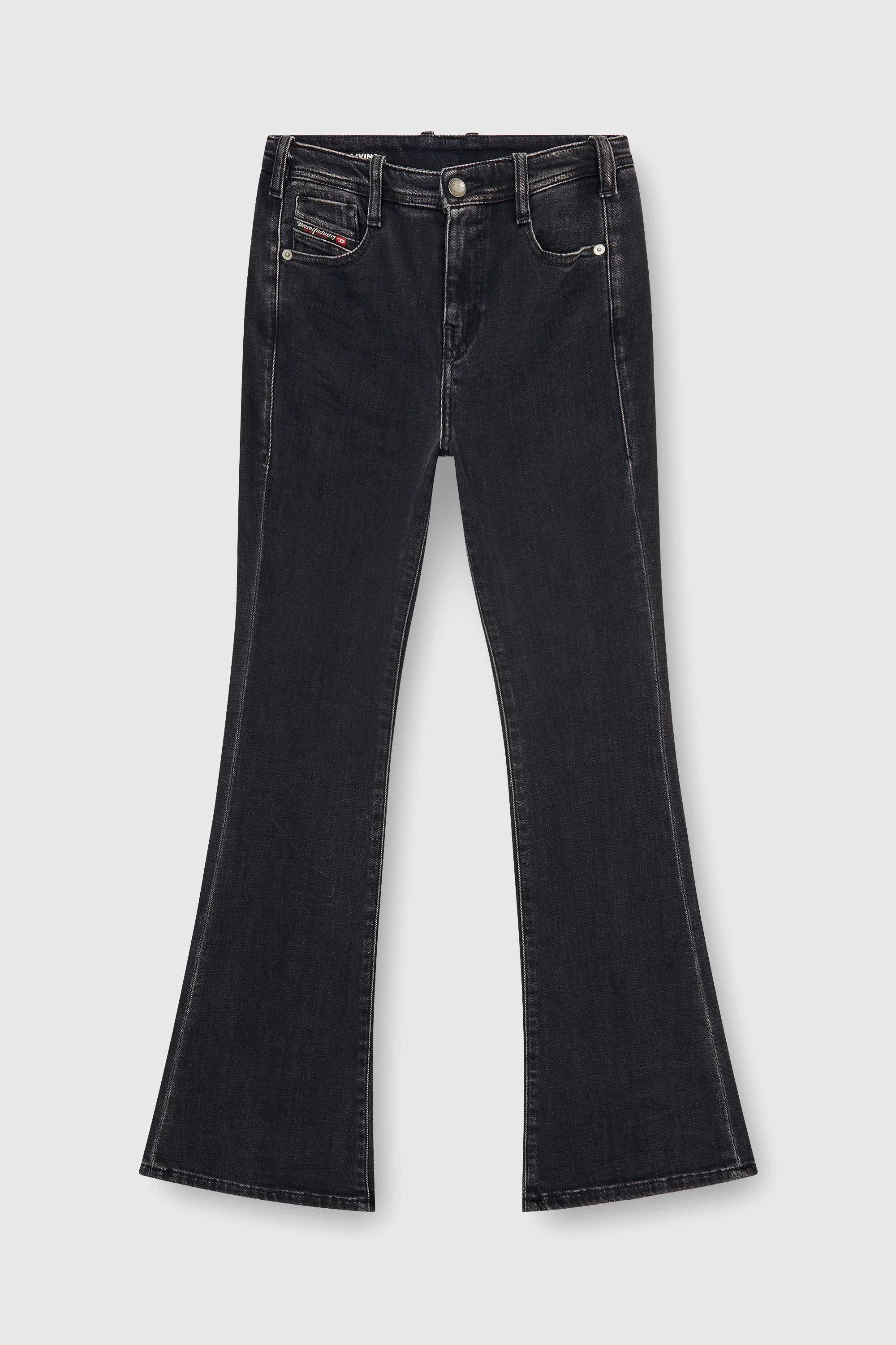 Diesel - Woman's Bootcut Jeans 1969 D-Ebbey 09P75, Black/Dark grey - 6