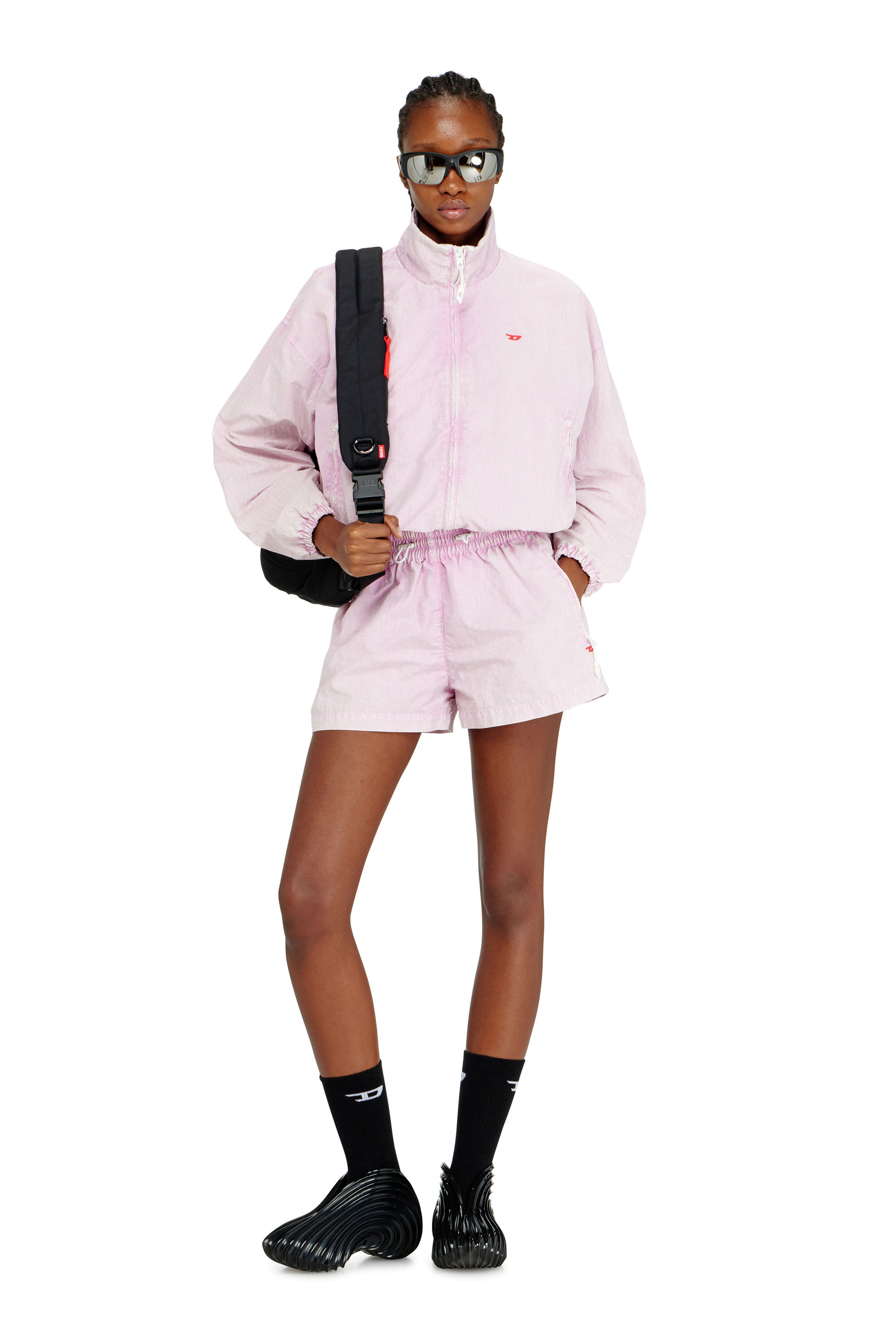 Diesel - MELISSA QUANTUM SNEAKERS X, Unisex's Slip-on sneaker in Melflex&reg; in Black - 8