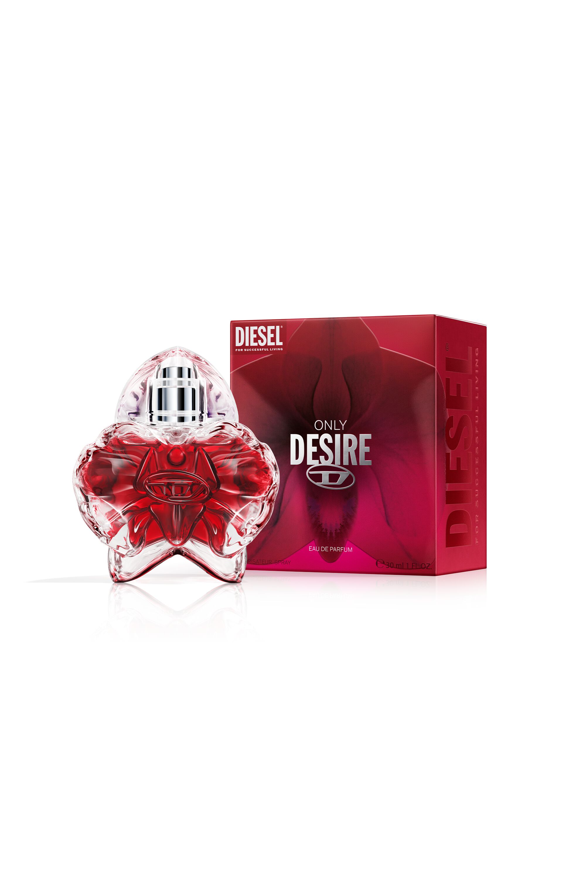 Diesel - DIESEL ONLY DESIRE EDP 30ML LF794200, Woman's Only Desire 30ml, Eau De Parfum in Red - 3
