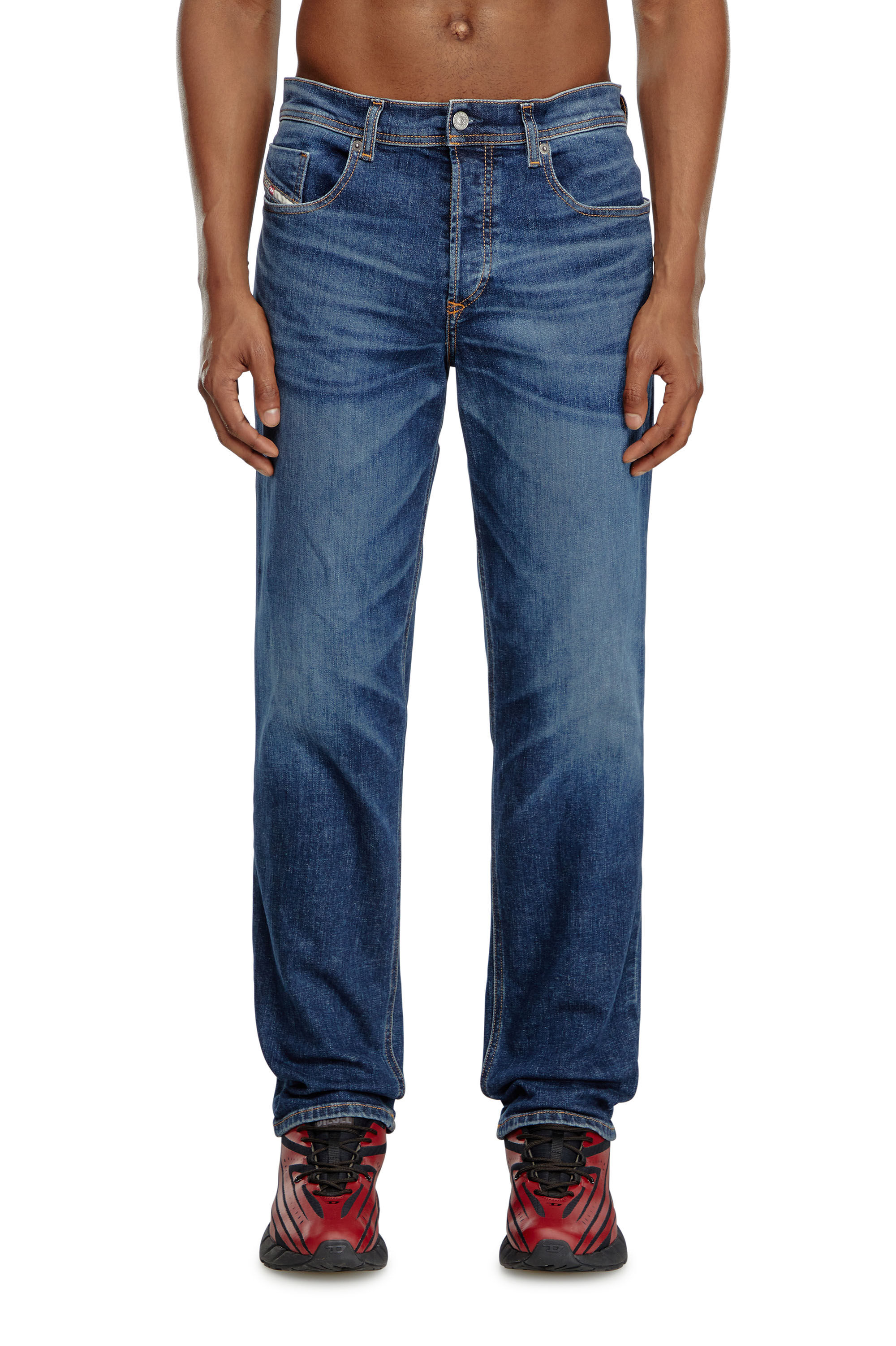 Diesel - Tapered Jeans 2023 D-Finitive 09J47, Dark Blue - Image 3