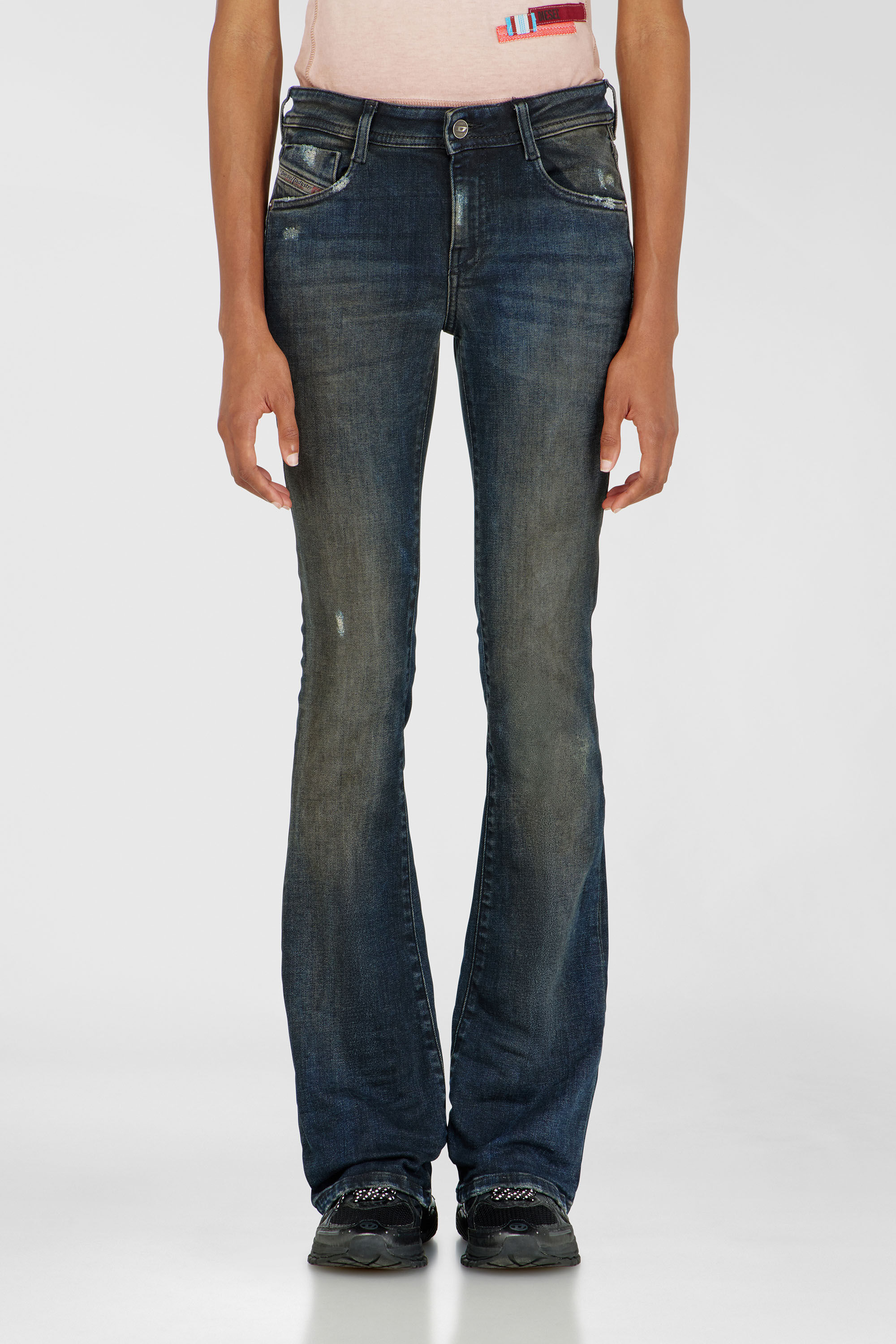 Diesel - Woman's Bootcut Jeans 1969 D-Ebbey 09P69, Dark Blue - 4
