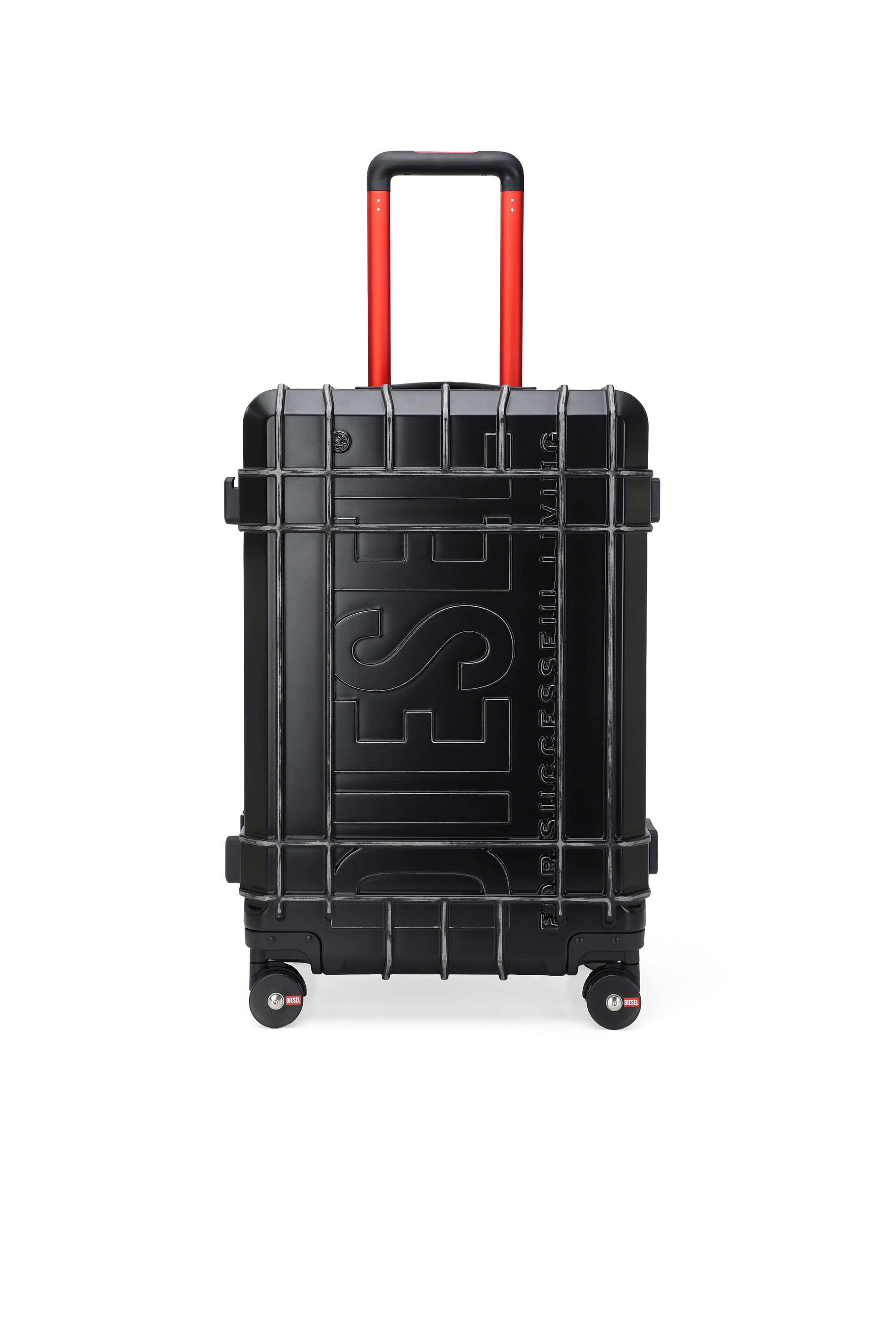 Diesel - DIESEL PC STRONG IMAGE TROLLEY- DSL003, Unisex's Rugged suitcase size M in Black - 1