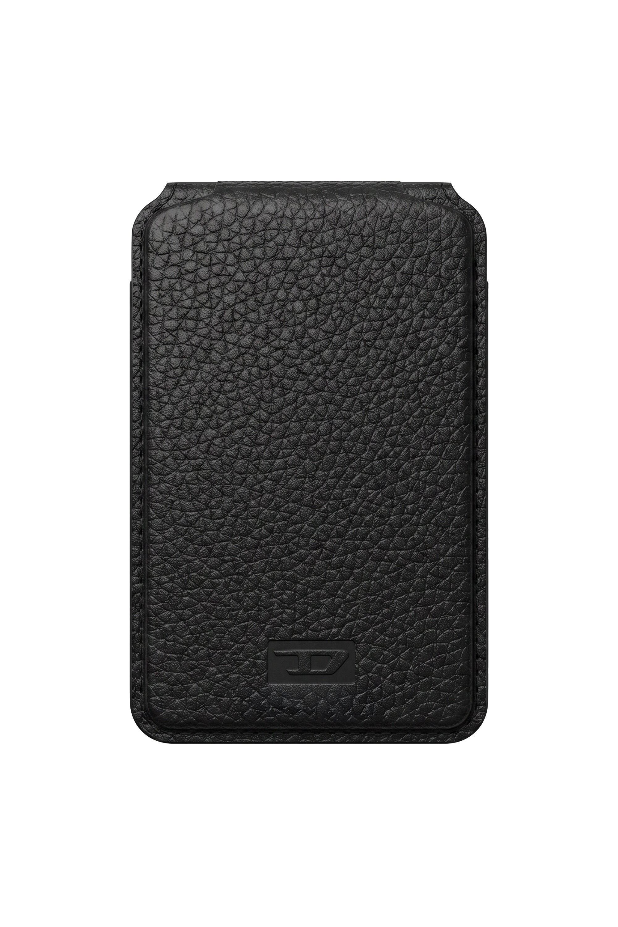 Diesel - 60649 CARD HOLDER, Unisex's Flag D MagSafe card holder in Black - 3