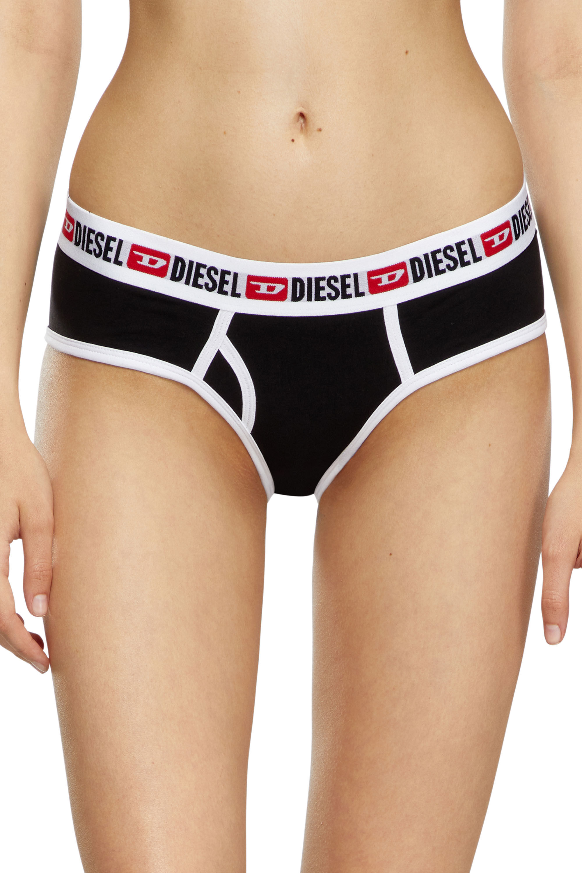 Diesel - UFPN-OXY-THREEPACK, Woman's Three-pack of Denim Division briefs in Black - 3