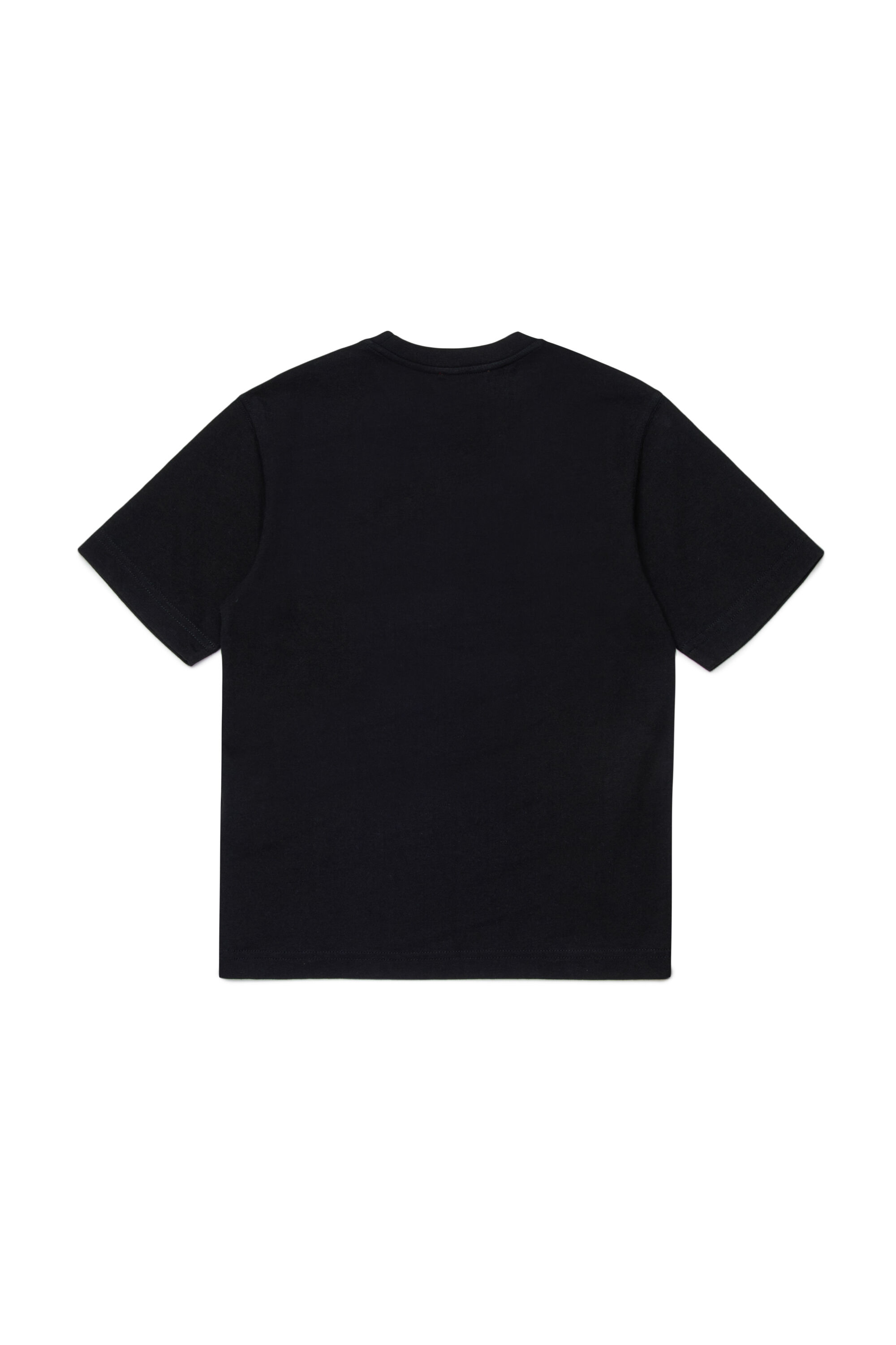 Diesel - TDERSIM OVER, Man's T-shirt with vintage-style print in Black - 2