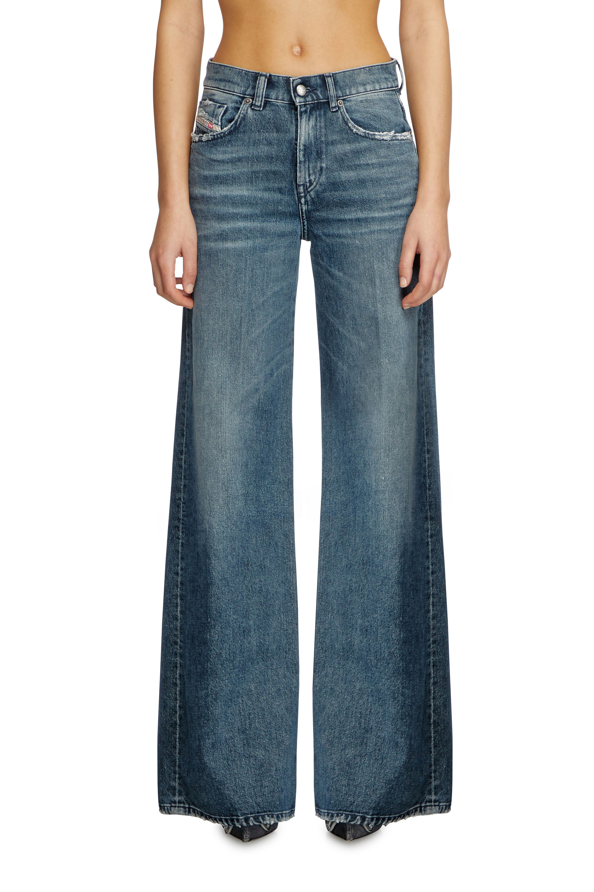 Diesel - Woman's Flare Jeans 1978 D-Akemi 007Y7, Medium blue - 3
