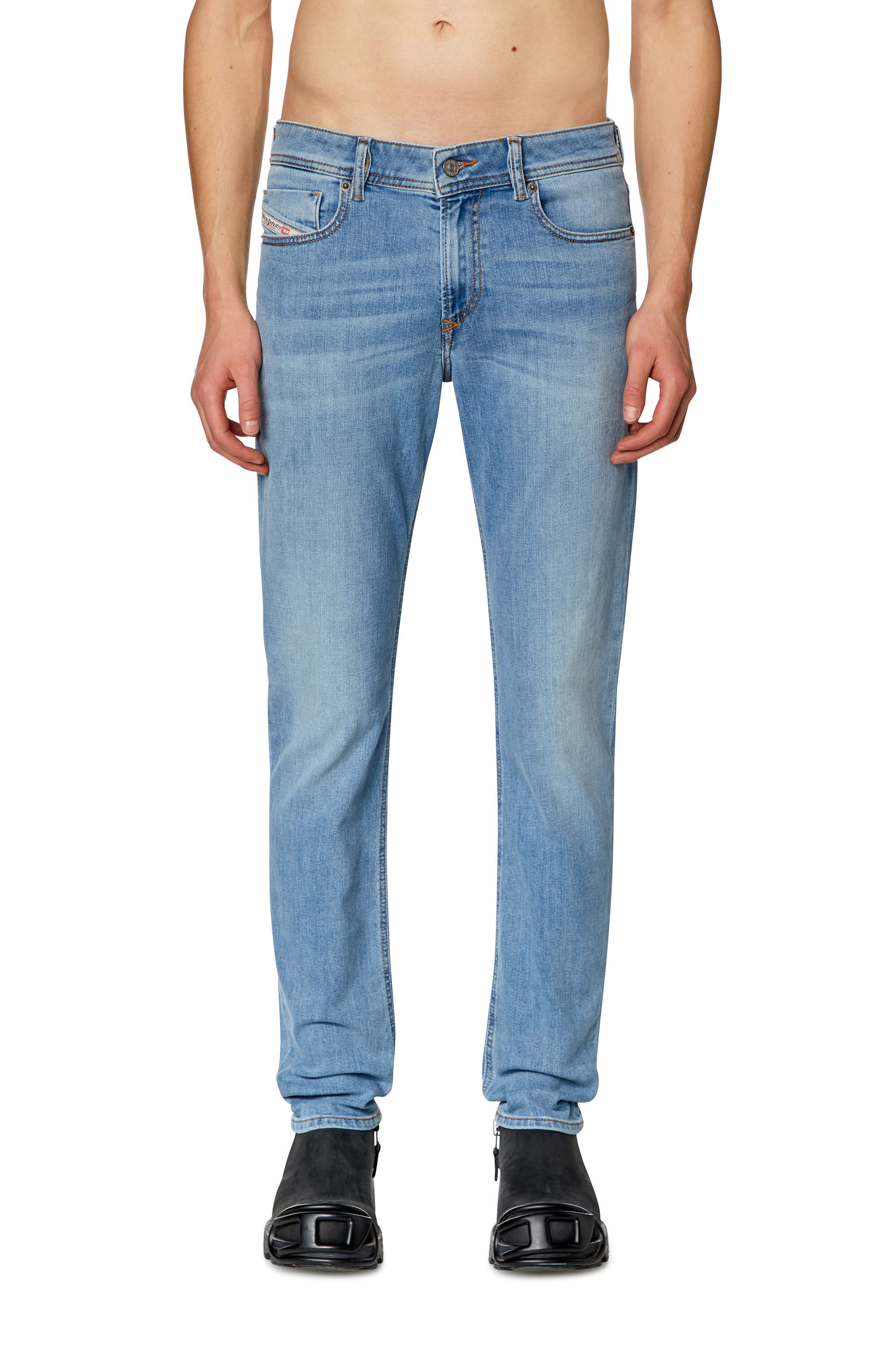 Diesel - Skinny Jeans 1979 Sleenker 09H62, Light Blue - Image 3