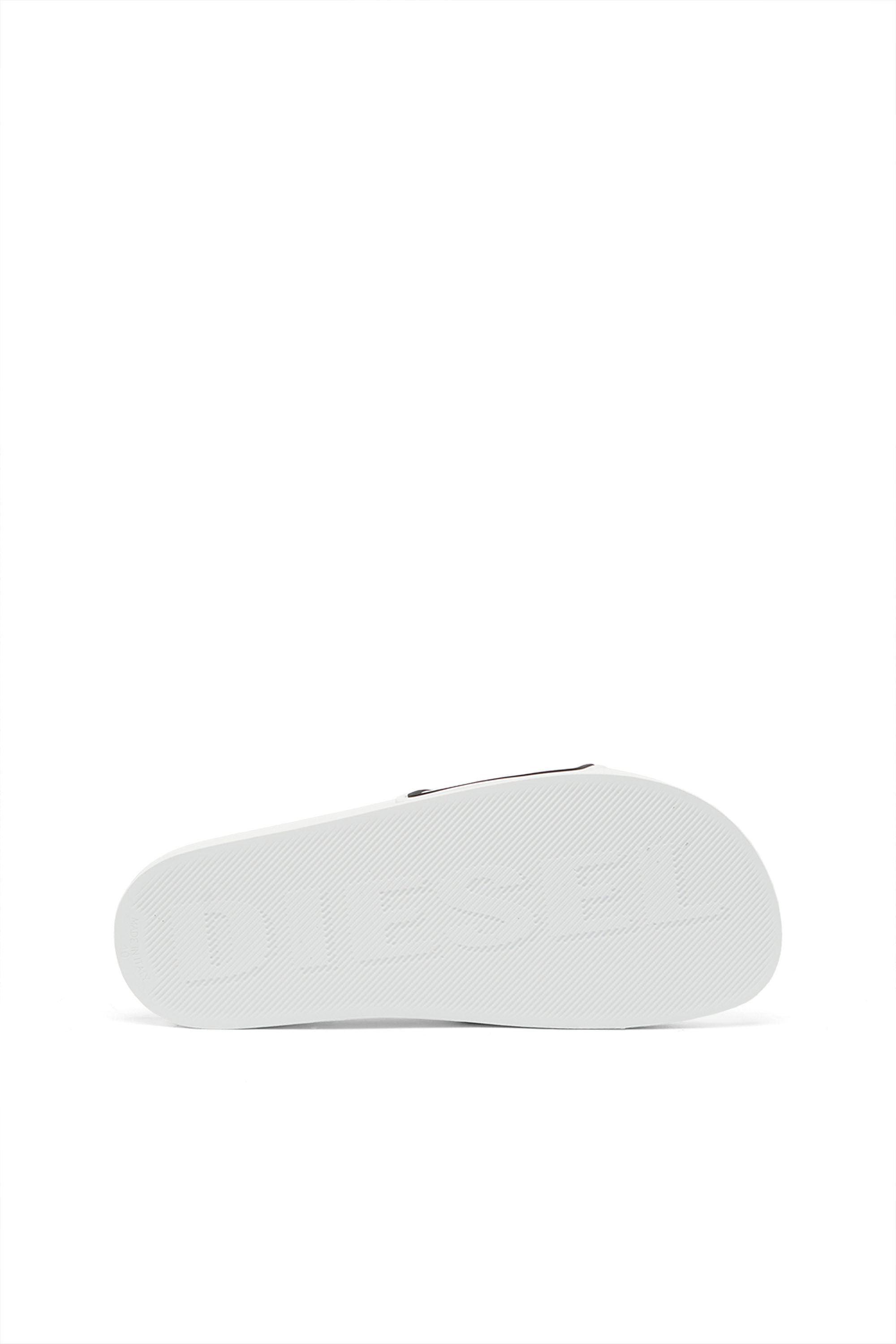 SA-MAYEMI CC W, White Diesel - SA-MAYEMI CC W, Woman's Sa-Mayemi-Rubber slides with embossed logo in White - 5