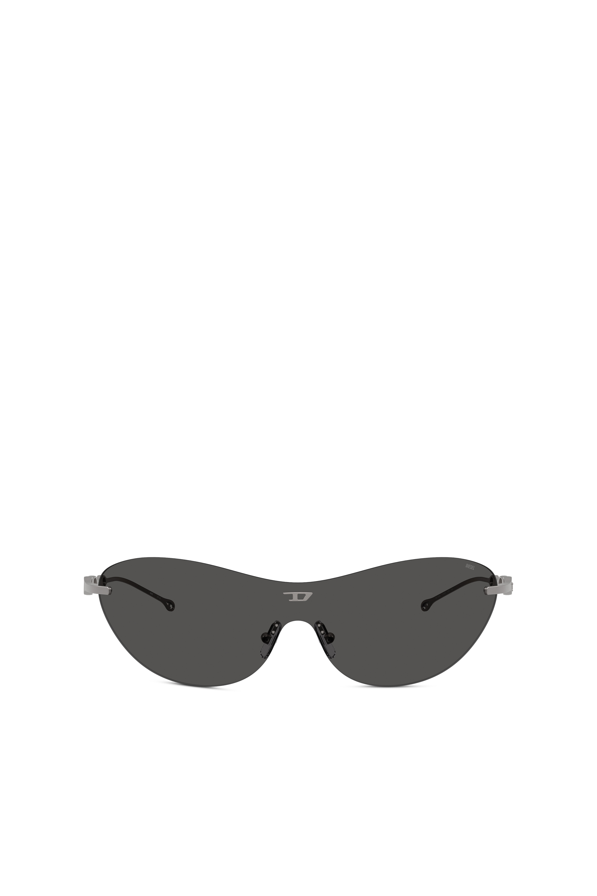 Diesel - 0DL1006, Unisex's Iconic oval sunglasses in Dark grey - 1