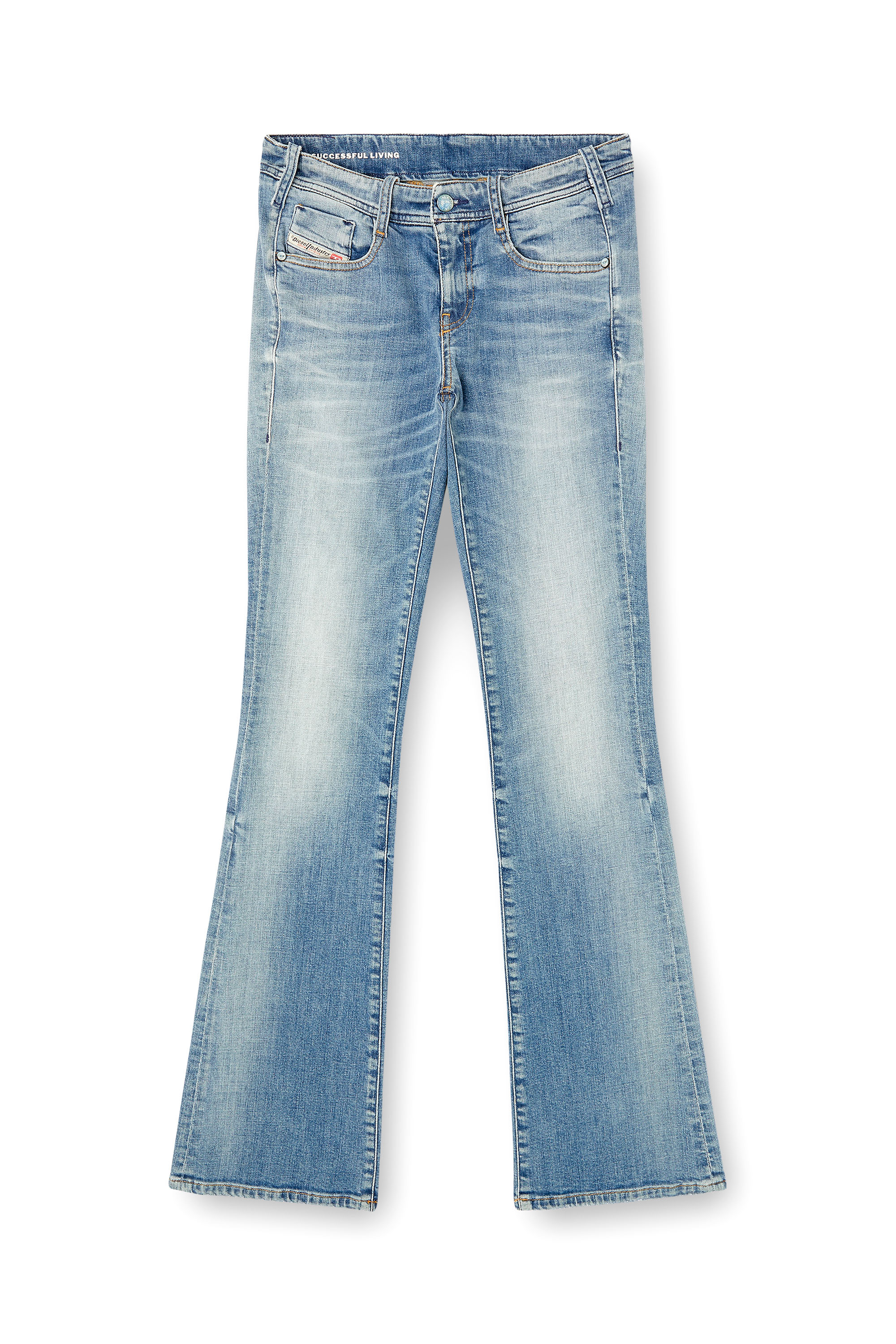 Diesel - Woman's Bootcut Jeans 1969 D-Ebbey 09N95, Light Blue - 3