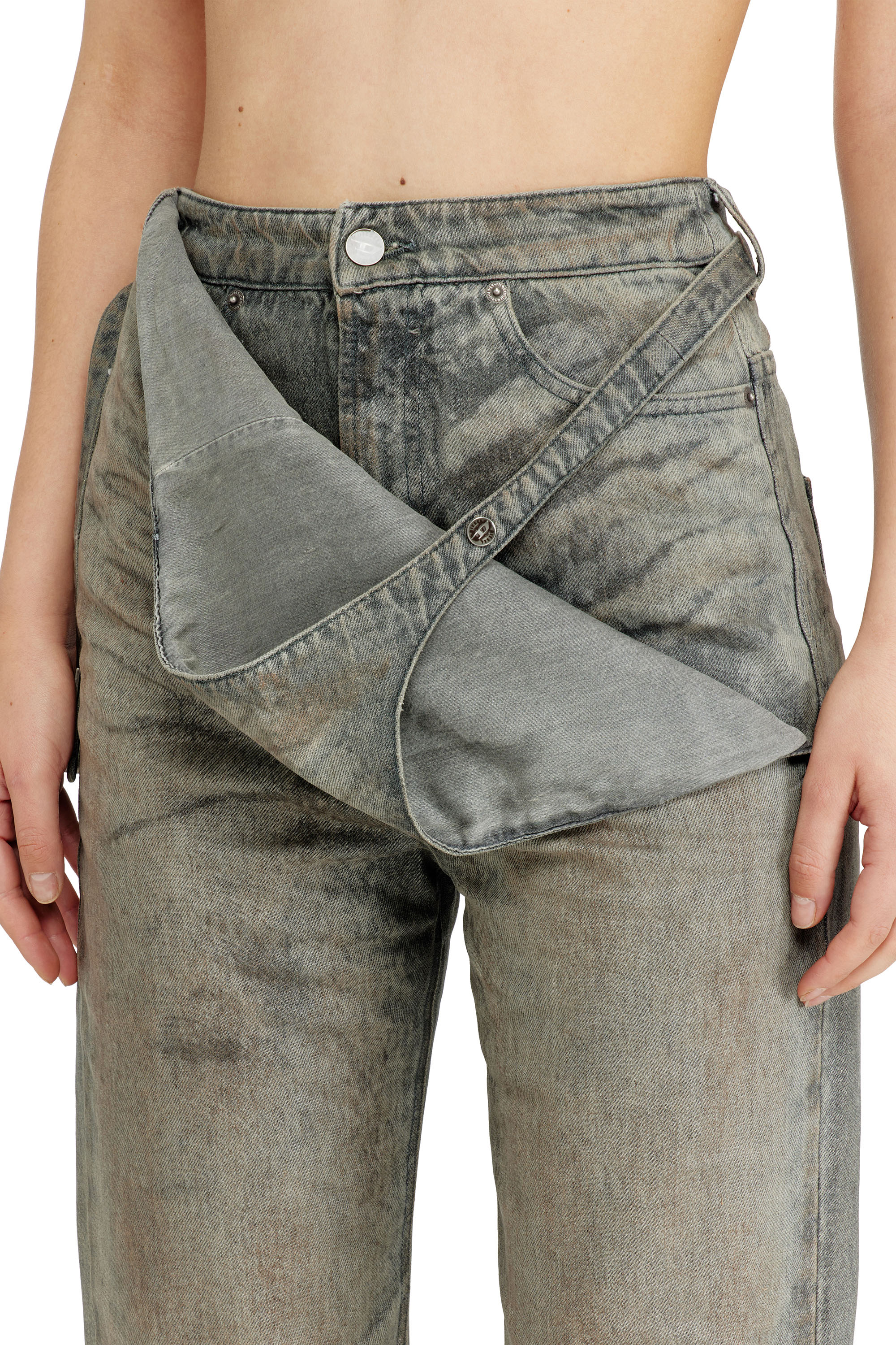 Diesel - Woman's Slim Jeans D-THALIRA 09P24, Grey - 5