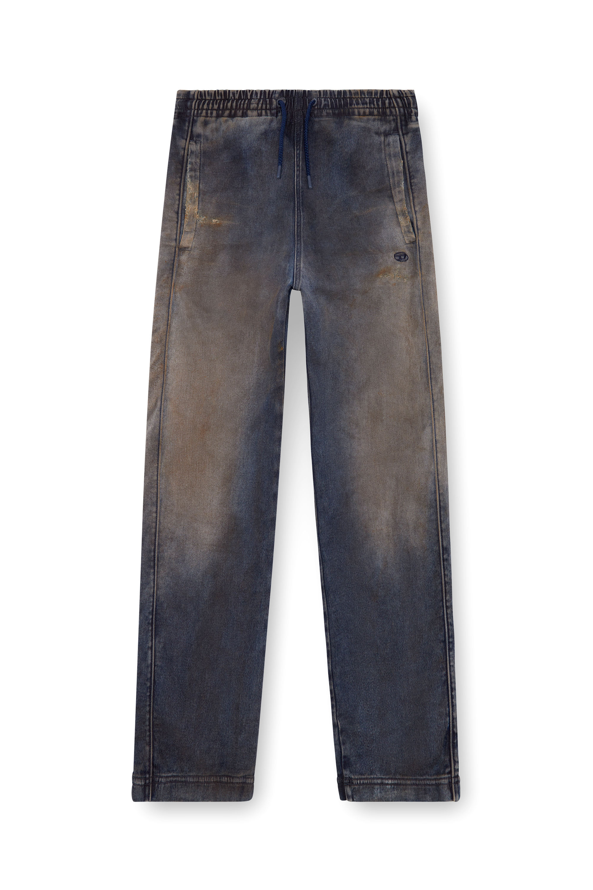 Diesel - Woman Straight D-Martians Track Denim 068LV, Dark Blue - Image 5