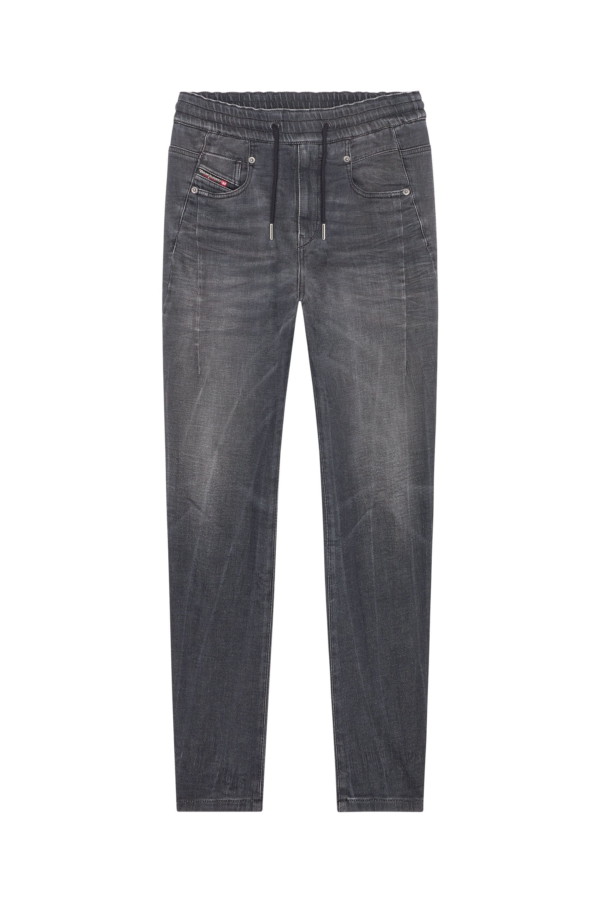 Diesel - Boyfriend 2041 D-Fayza Joggjeans® 068FS, Black/Dark grey - Image 5