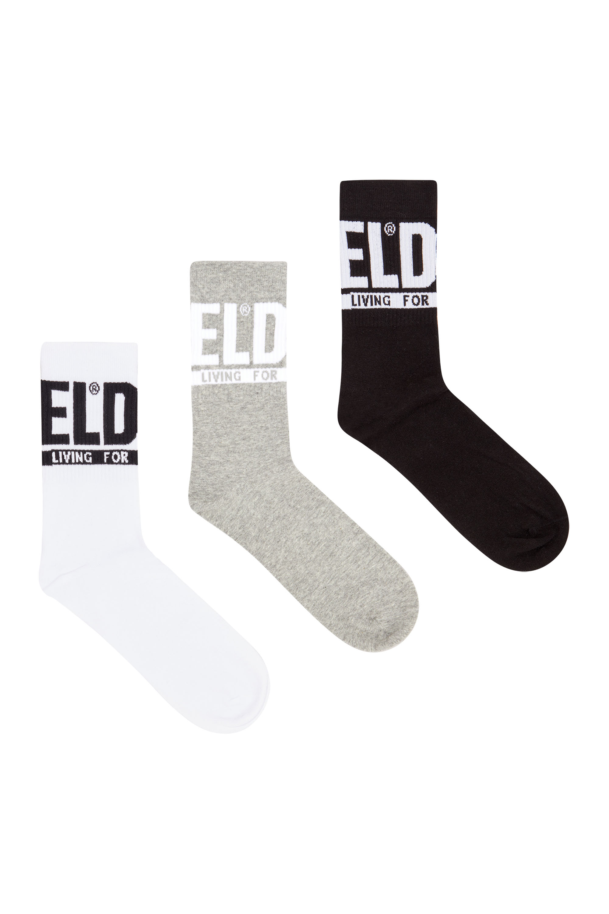 SKM-RAY-THREEPACK, Black/Grey