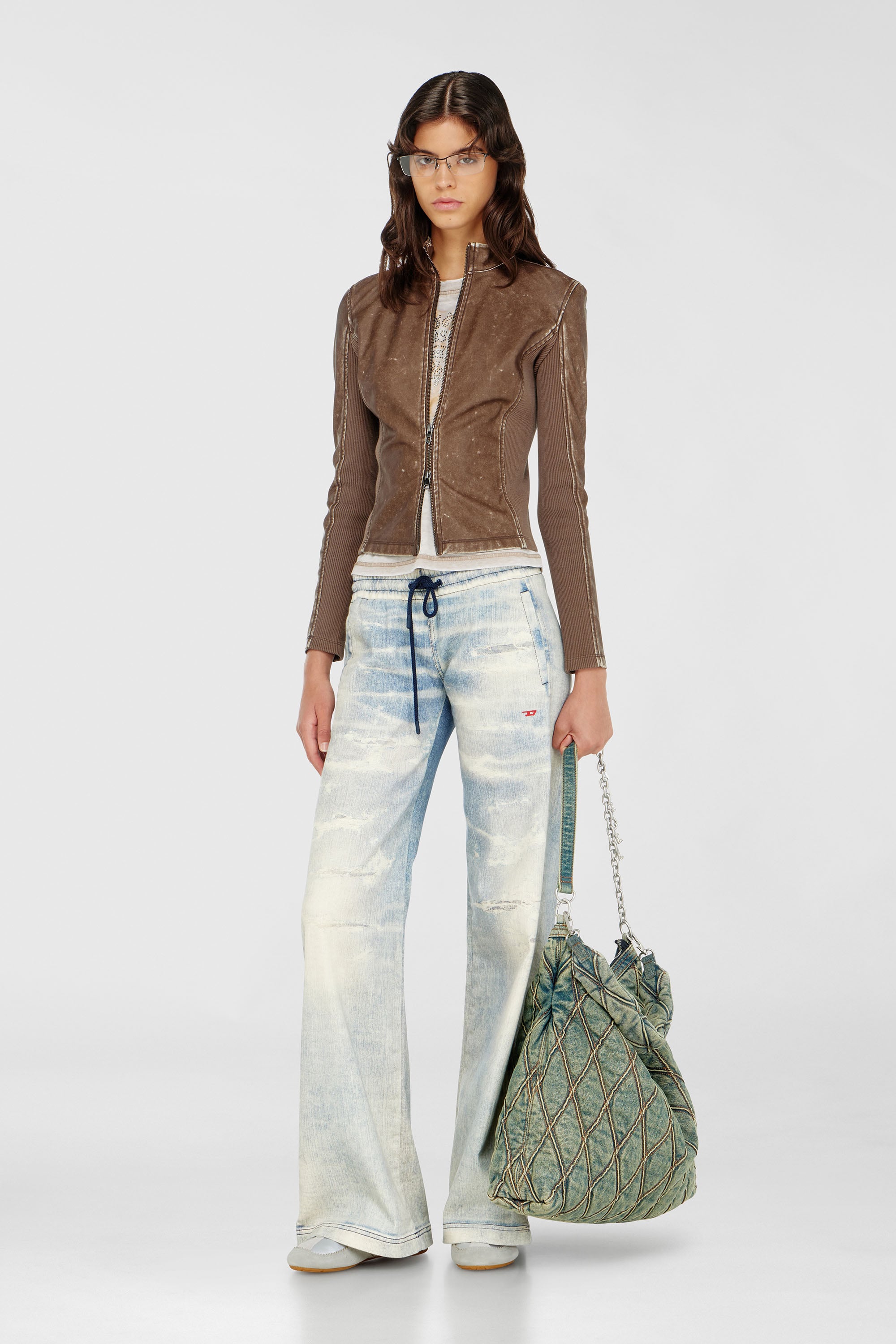 Diesel - Woman's Relaxed 2078 D-Ainty Joggjeans&reg; 068XM, Light Blue - 1
