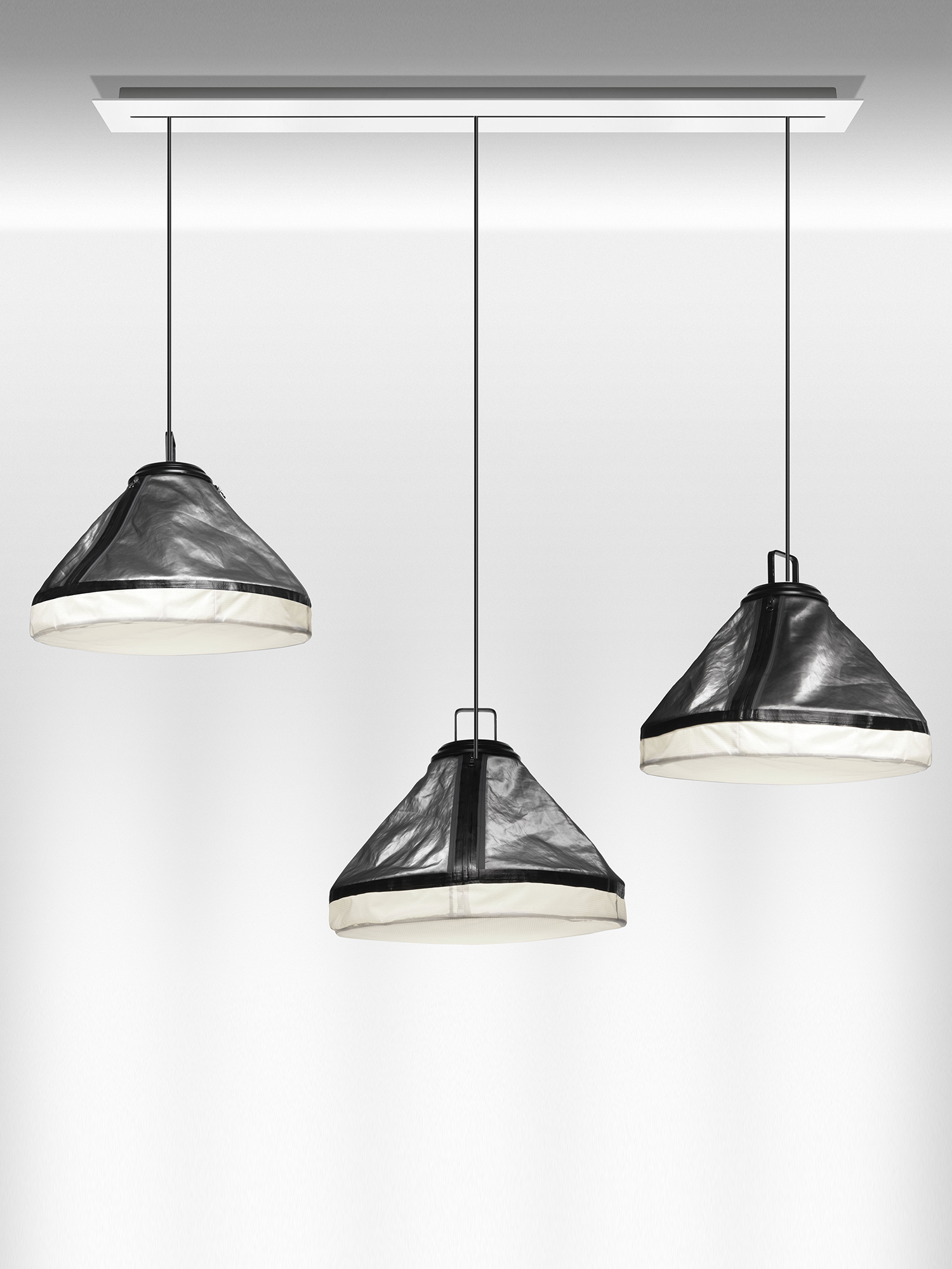 Diesel - DRUMBOX SOSPENSIONE, Unisex's Photo sets inspired lighting in Grey - 3