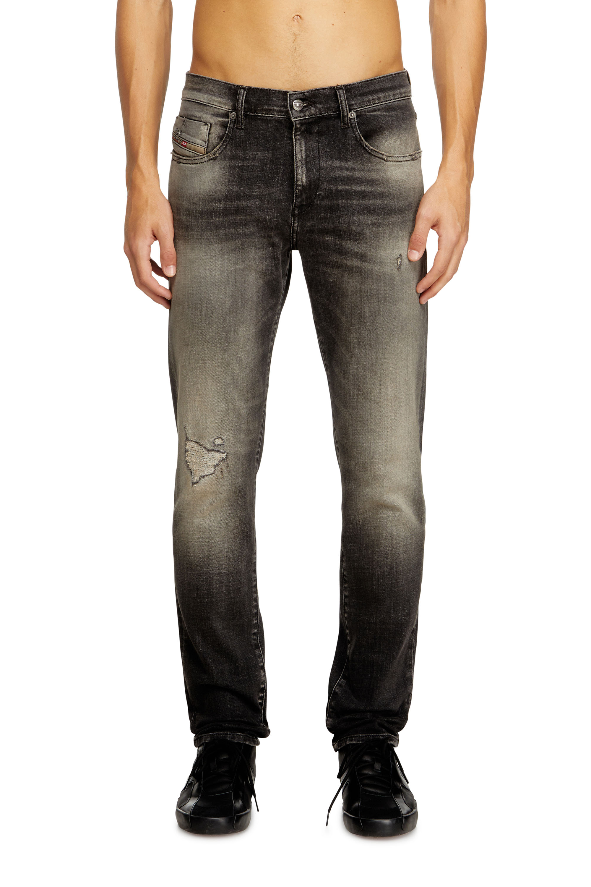 Diesel - Man's Slim Jeans 2019 D-Strukt 09N59, Grey - 2