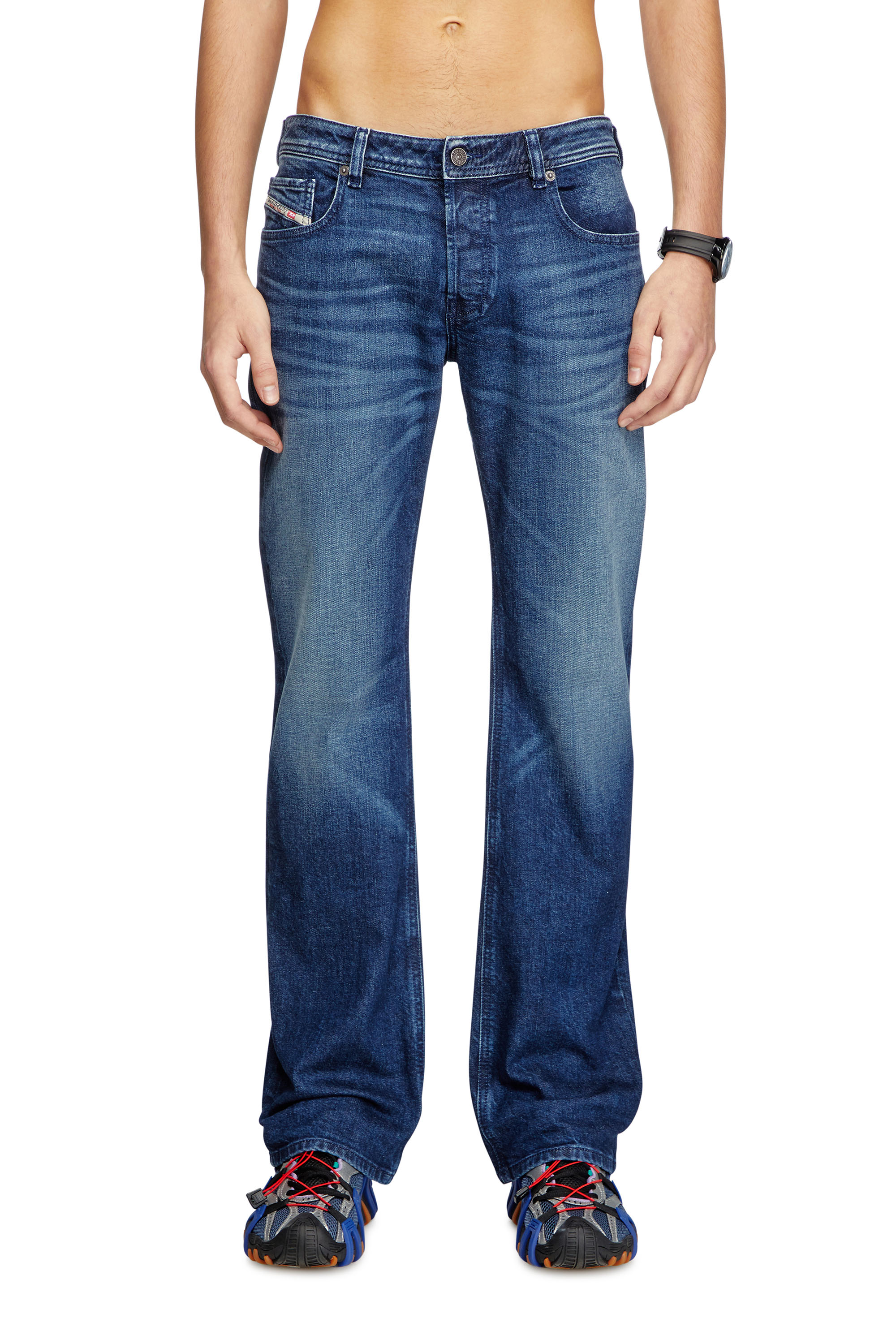 Diesel - Man's Bootcut Jeans 2007 Zatiny 09L51, Dark Blue - 2