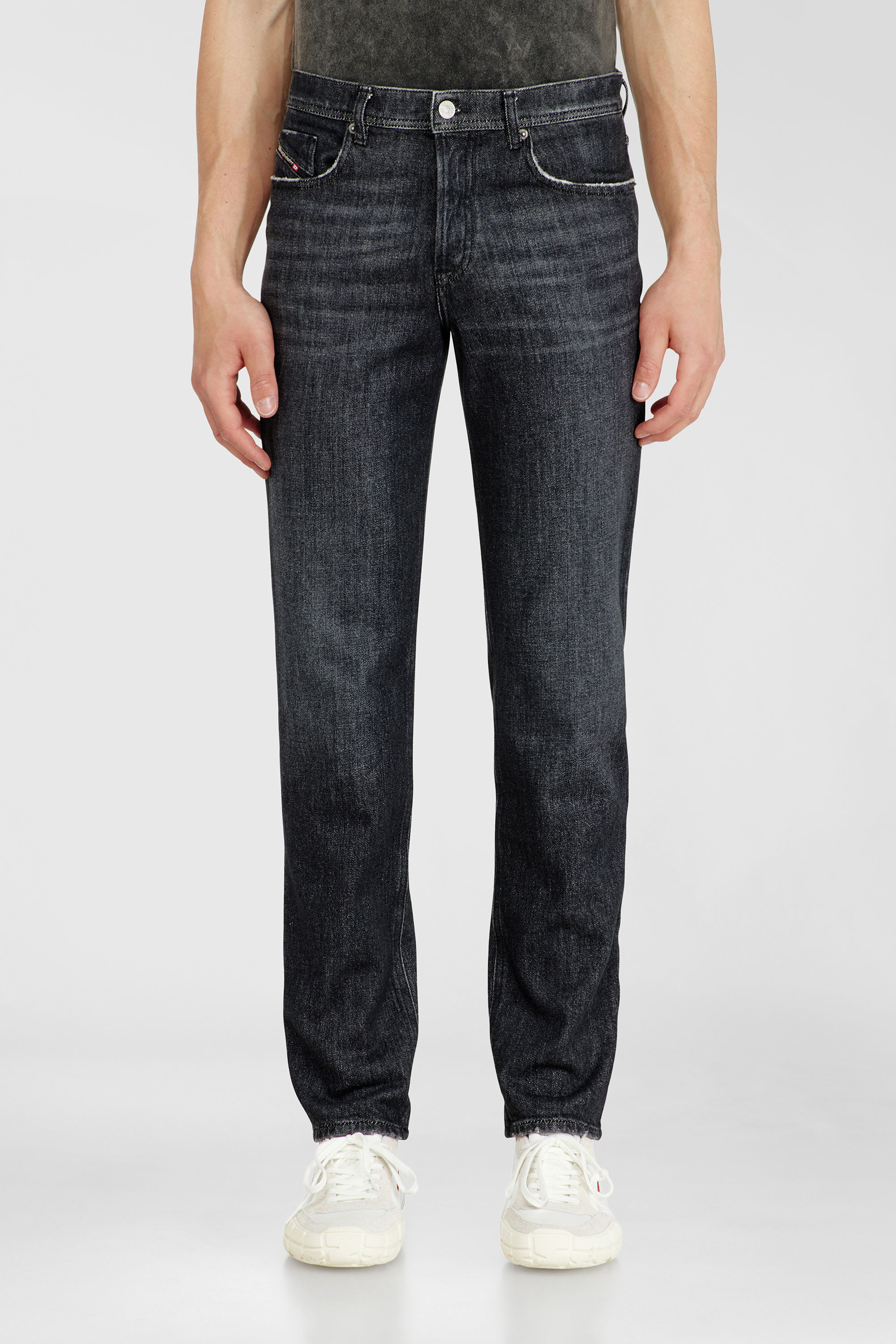 Diesel - Man's Regular Jeans 2023 D-Finitive 09P79, Black/Dark grey - 4