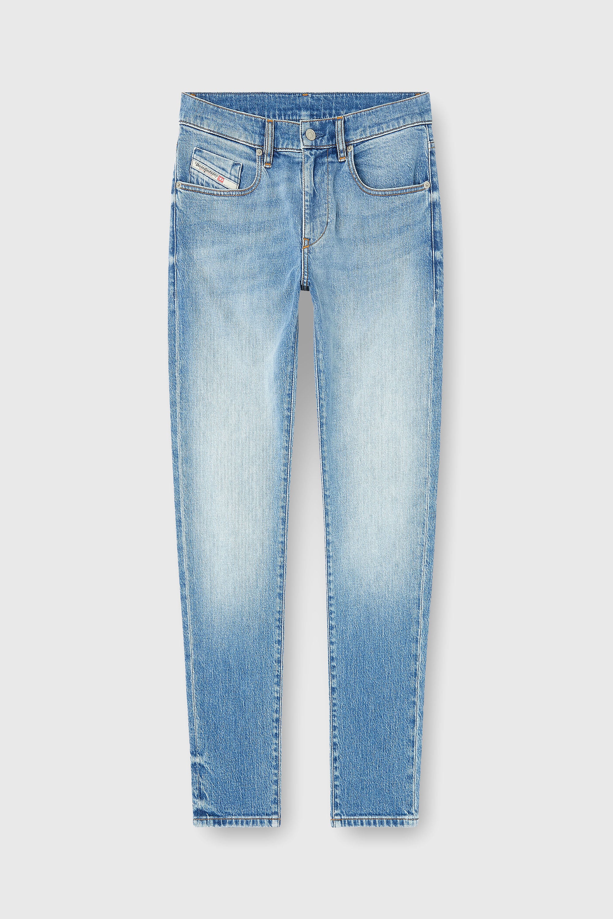 Diesel - Man's Slim Jeans 2019 D-Strukt 0ADBK, Light Blue - 2
