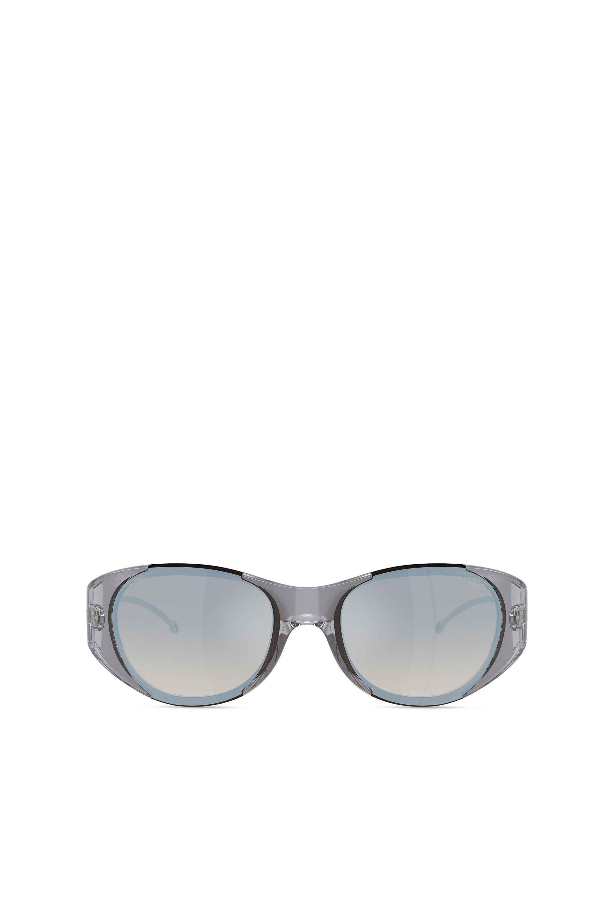 Diesel - 0DL3003, Unisex's Iconic oval sunglasses in Light Grey - 1