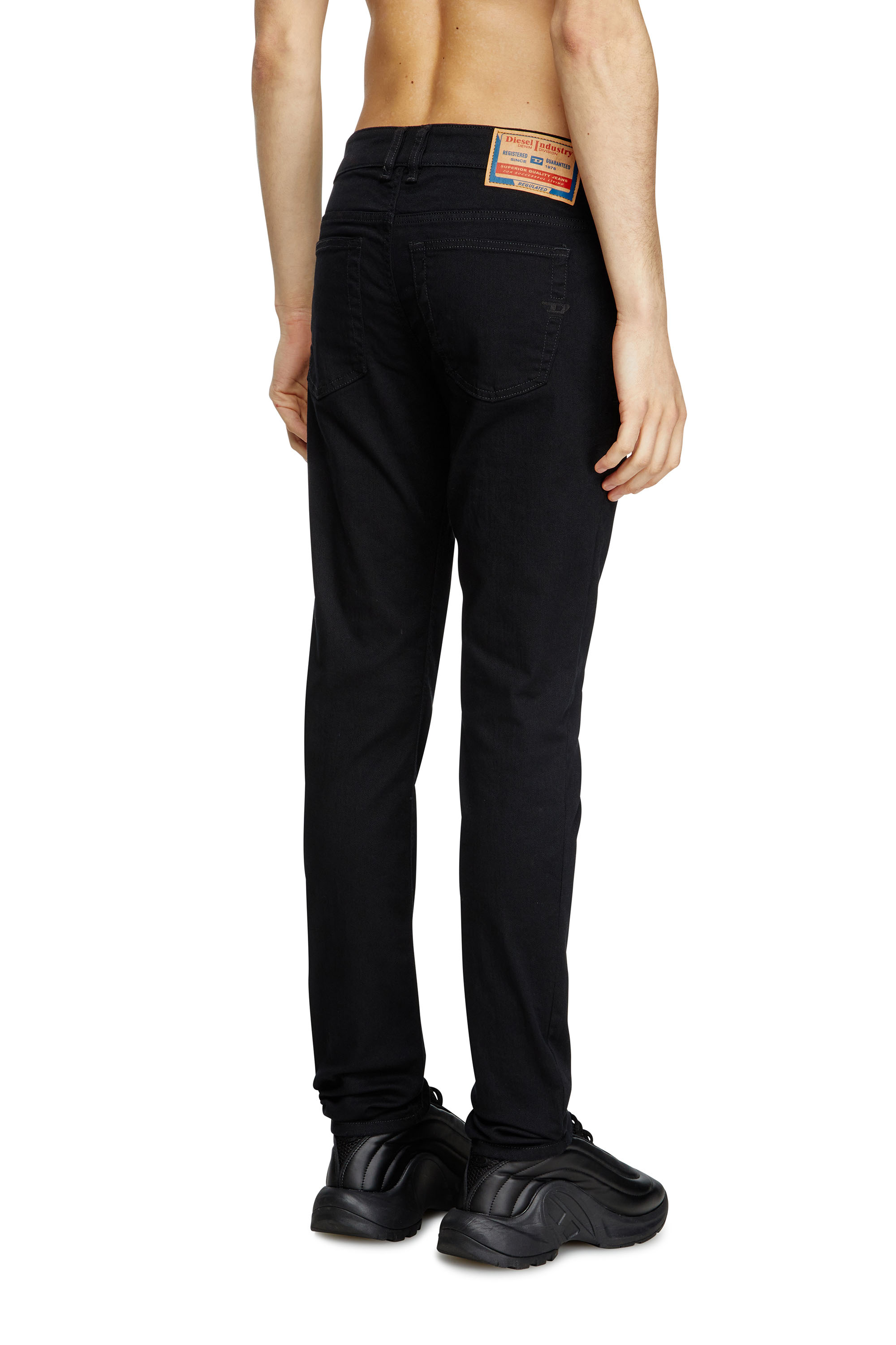 Skinny Jeans 1979 Sleenker 09C51, Black/Dark grey Diesel - Man's Skinny Jeans 1979 Sleenker 09C51, Black/Dark grey - 4