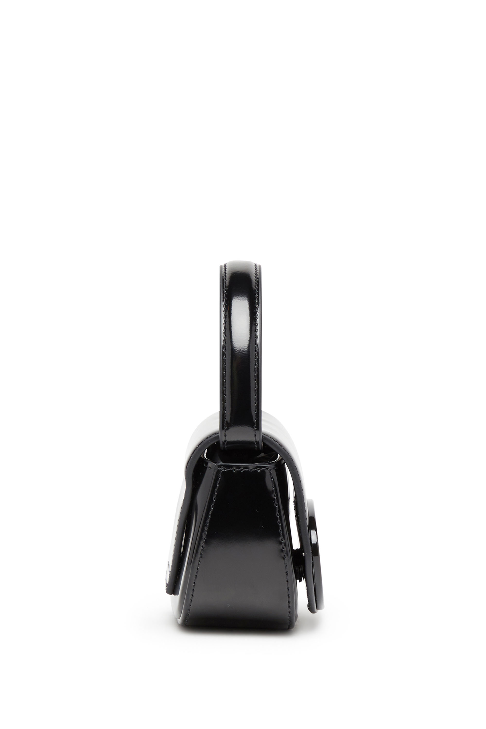 Diesel - 1DR-XS-S, Woman's 1DR-XS-S-Iconic mini bag in mirrored leather in Black - 4