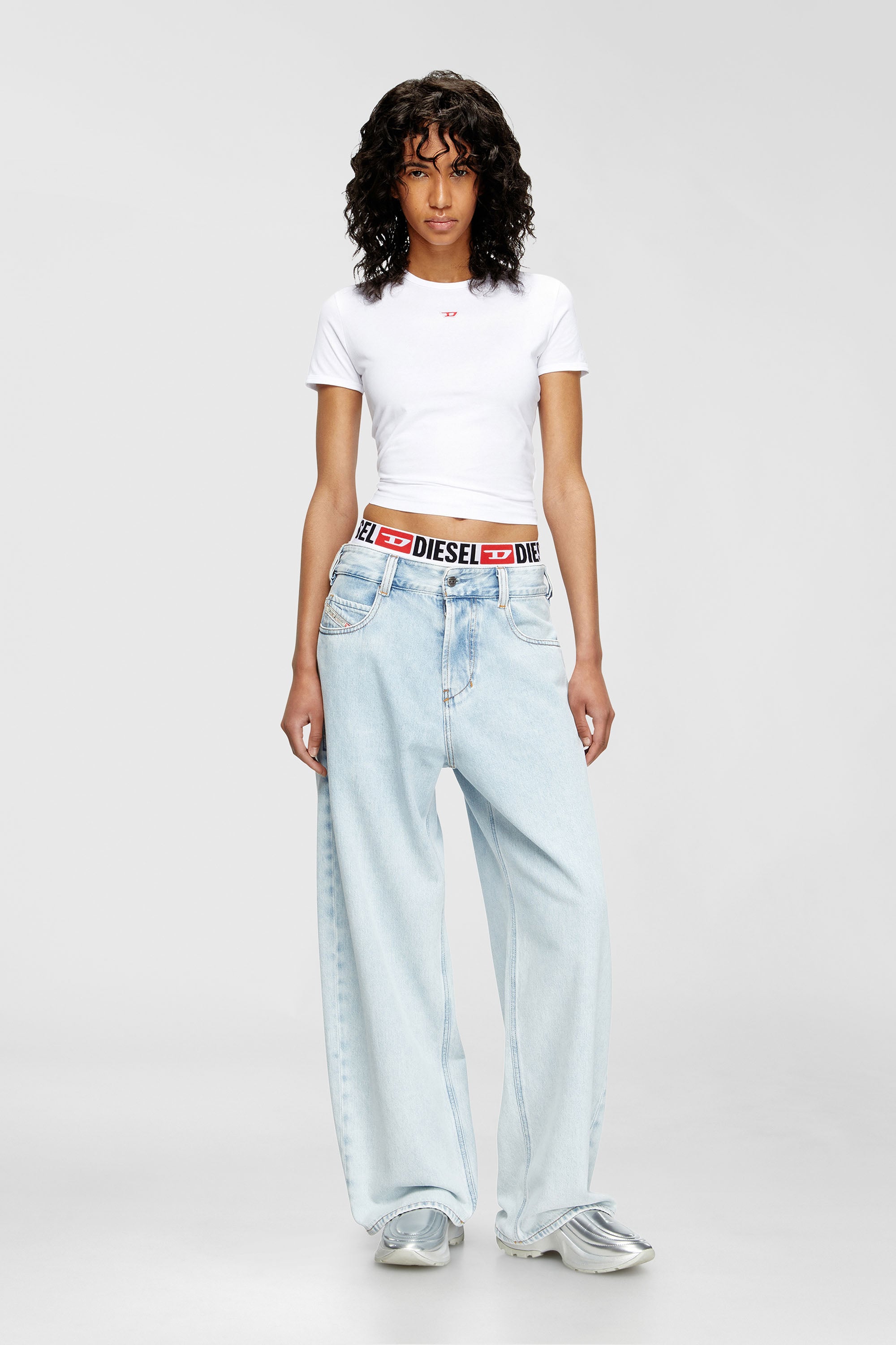 Diesel - Unisex's Relaxed Jeans 1997 D-Enim-M 09M74, Light Blue - 1