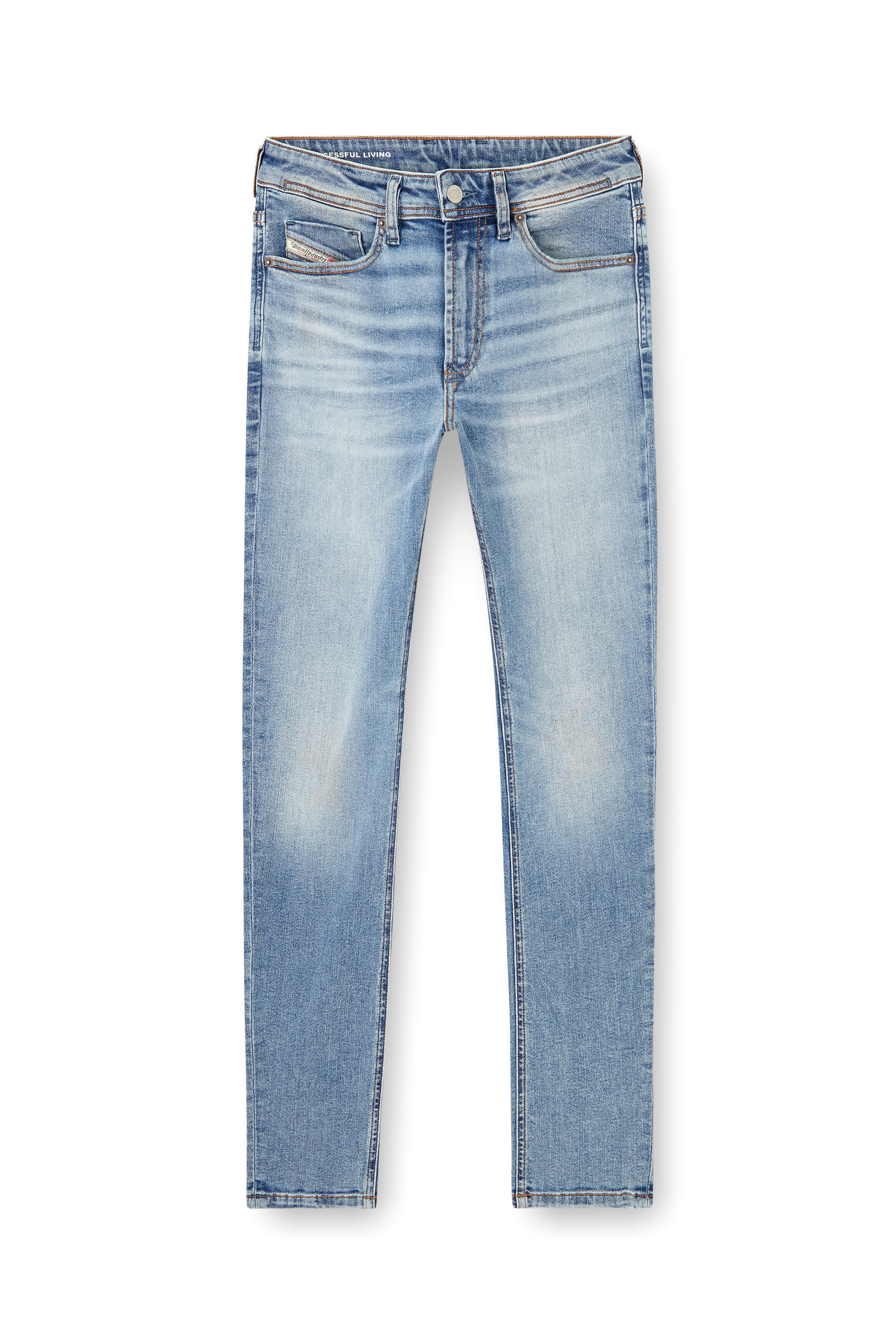 Diesel - Man's Skinny Jeans 1979 Sleenker 0DBDQ, Light Blue - 2
