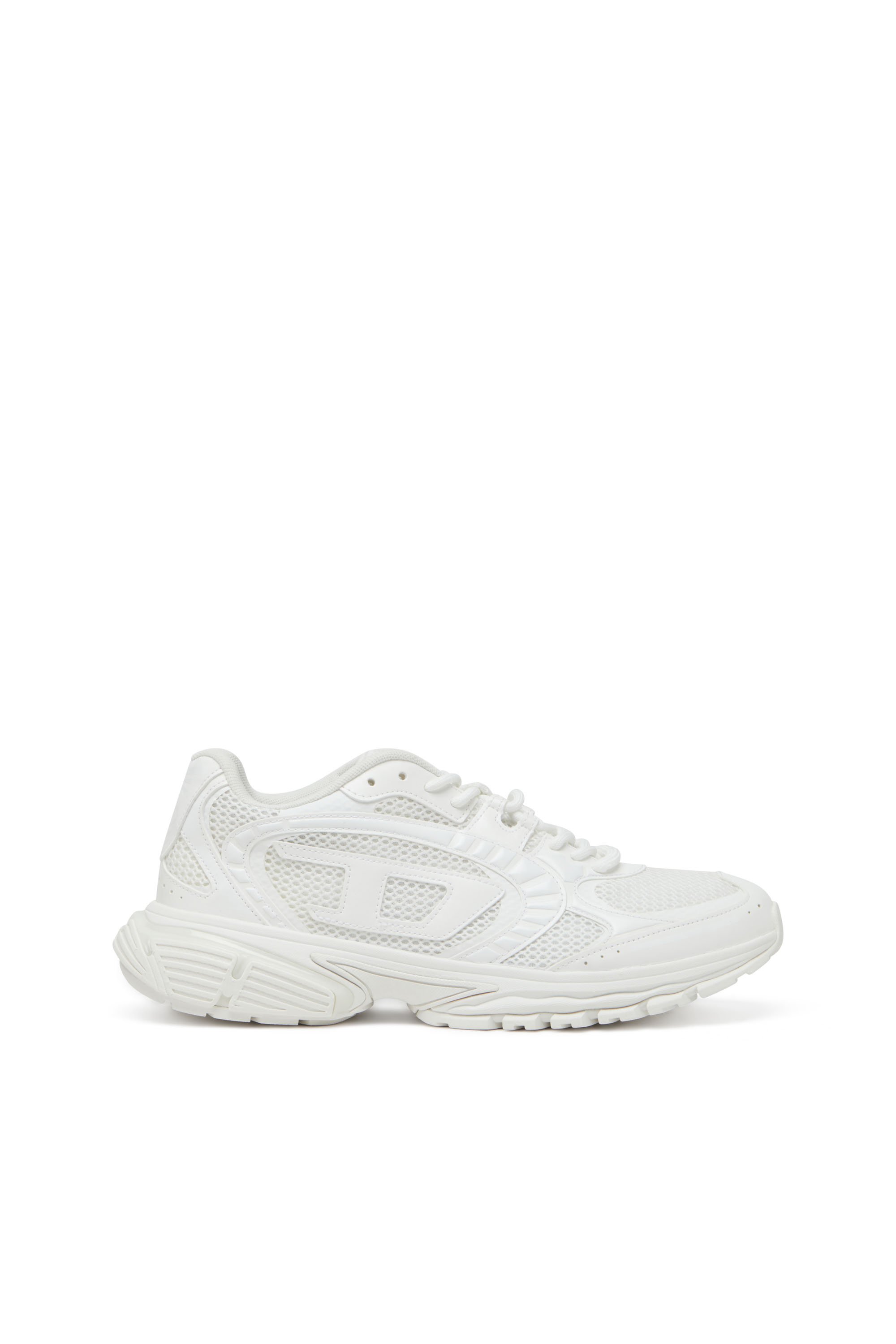 Diesel - S-PRO-V-DENSE LOW, Man's Mesh sneakers with Oval D logo in White - 1