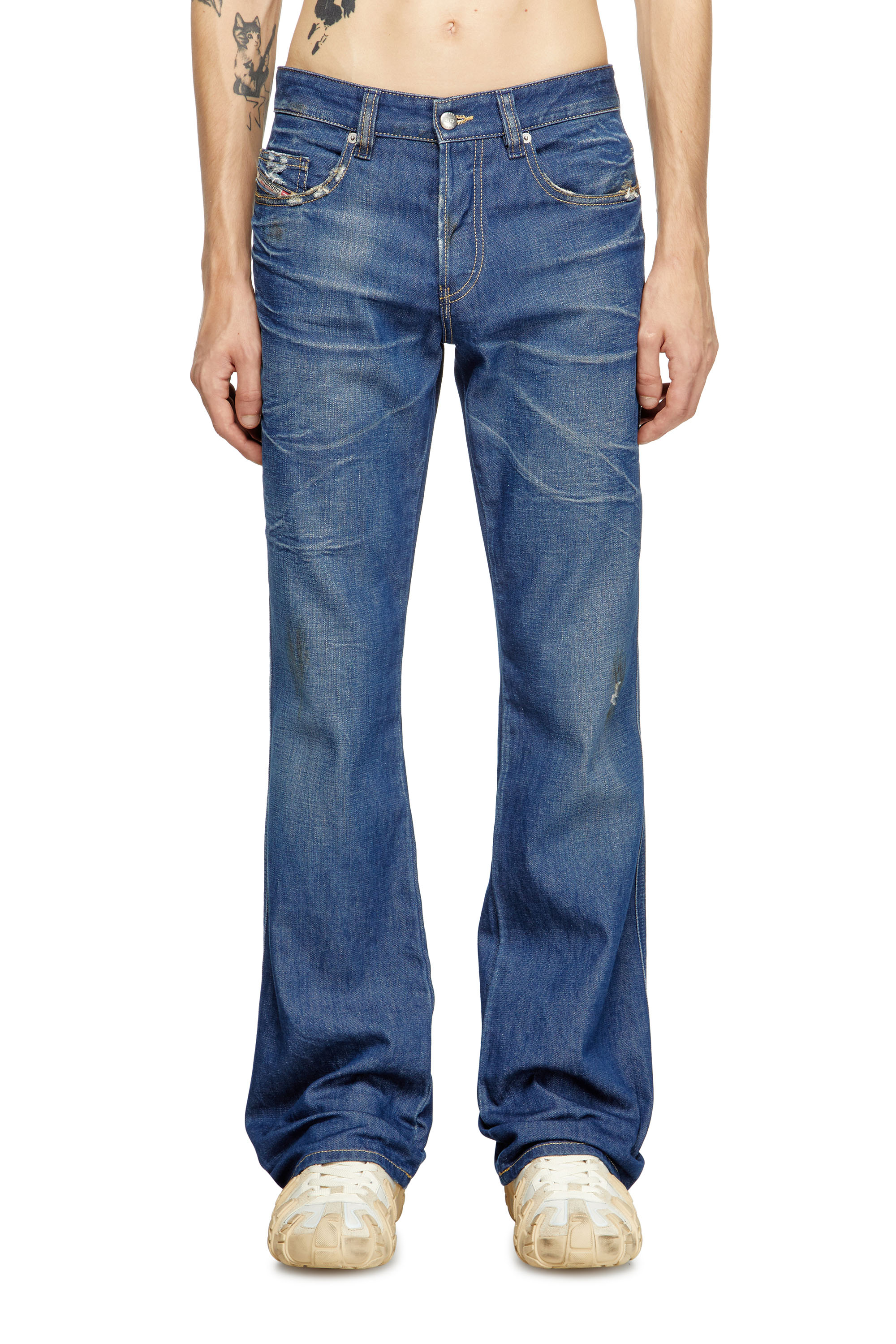 Diesel - Man's Bootcut Jeans 1998 D-Buck 09M60, Dark Blue - 1