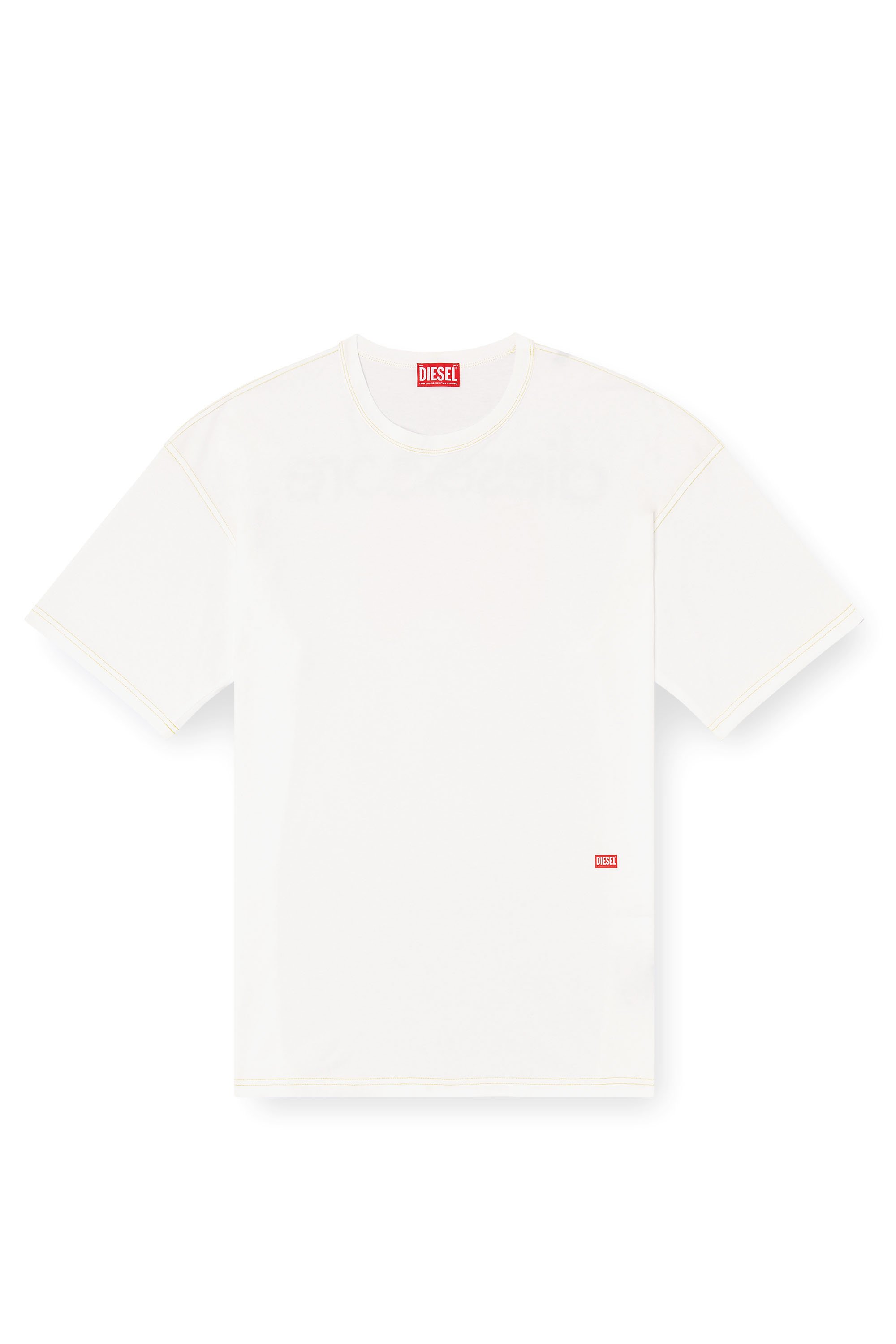 Diesel - T-BOXT-R18, Man's T-shirt with apple core print in White - 3